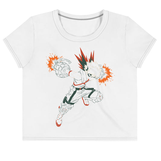 Bakugou Crop Tee (My Hero Academia)