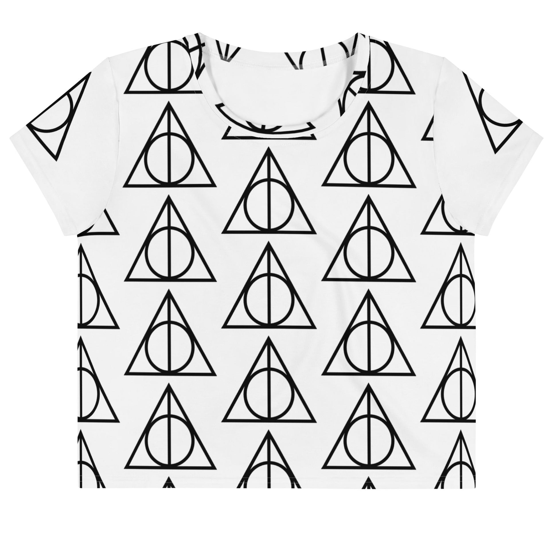 Deathly Hallows symbol Crop Tee (Harry Potter)