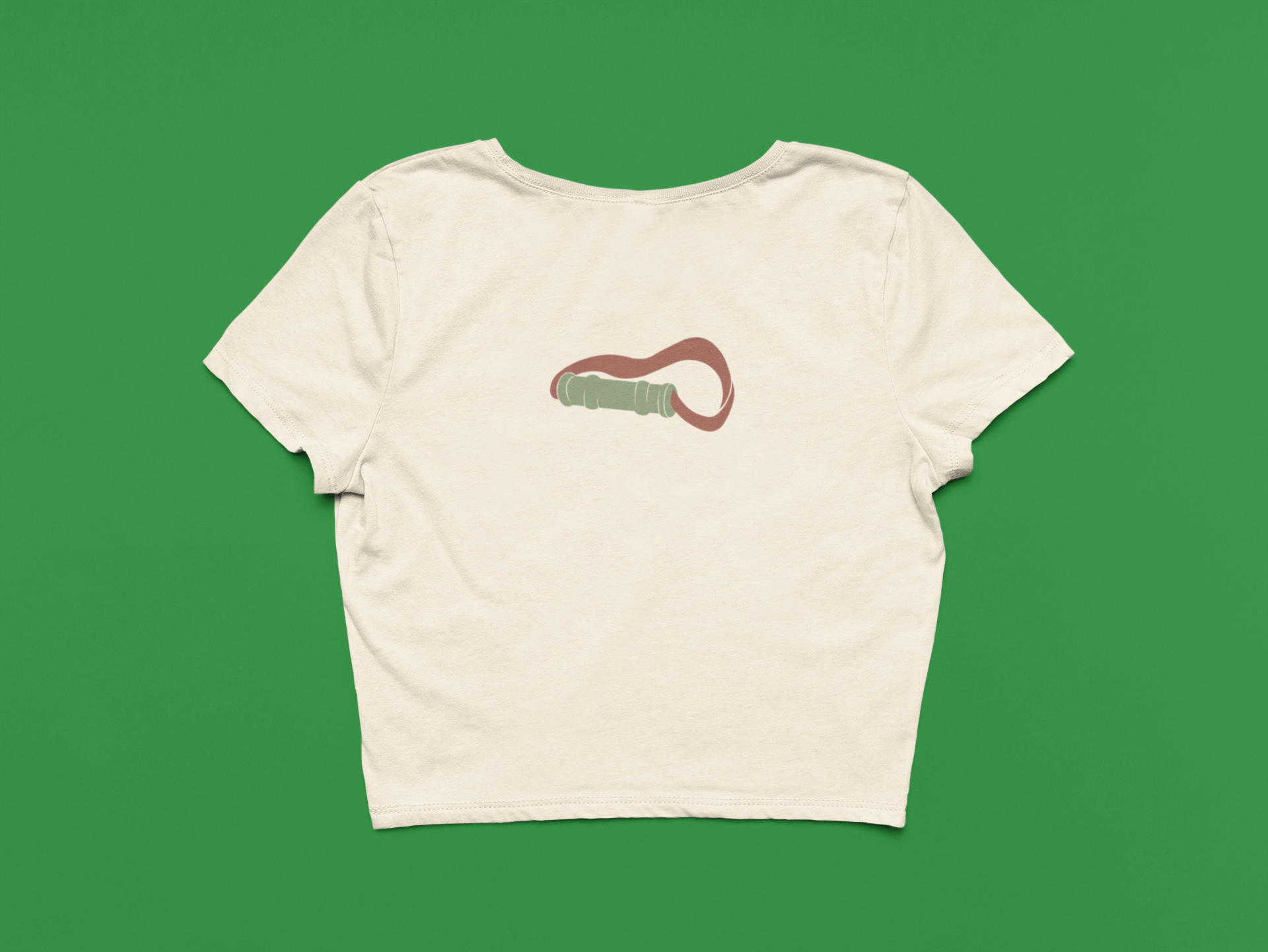 Nezuko Crop Tee - Inspired by Demon Slayer Fungi Freak