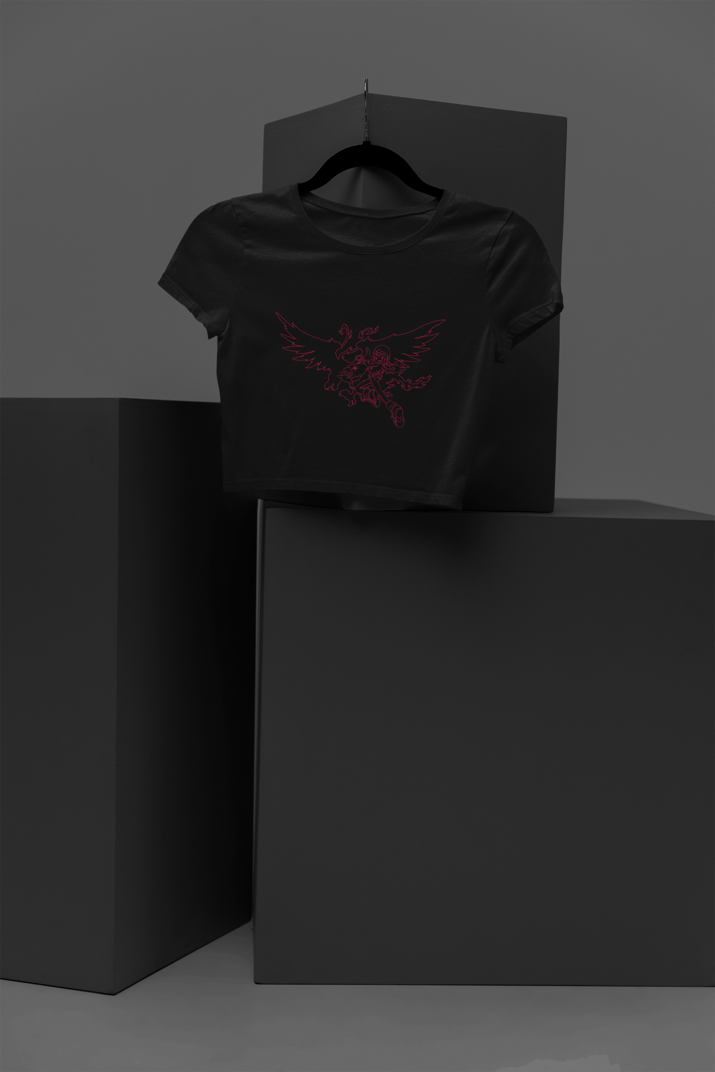 Sora/Piyomon Crop Tee – Inspired by Digimon Adventure Fungi Freak