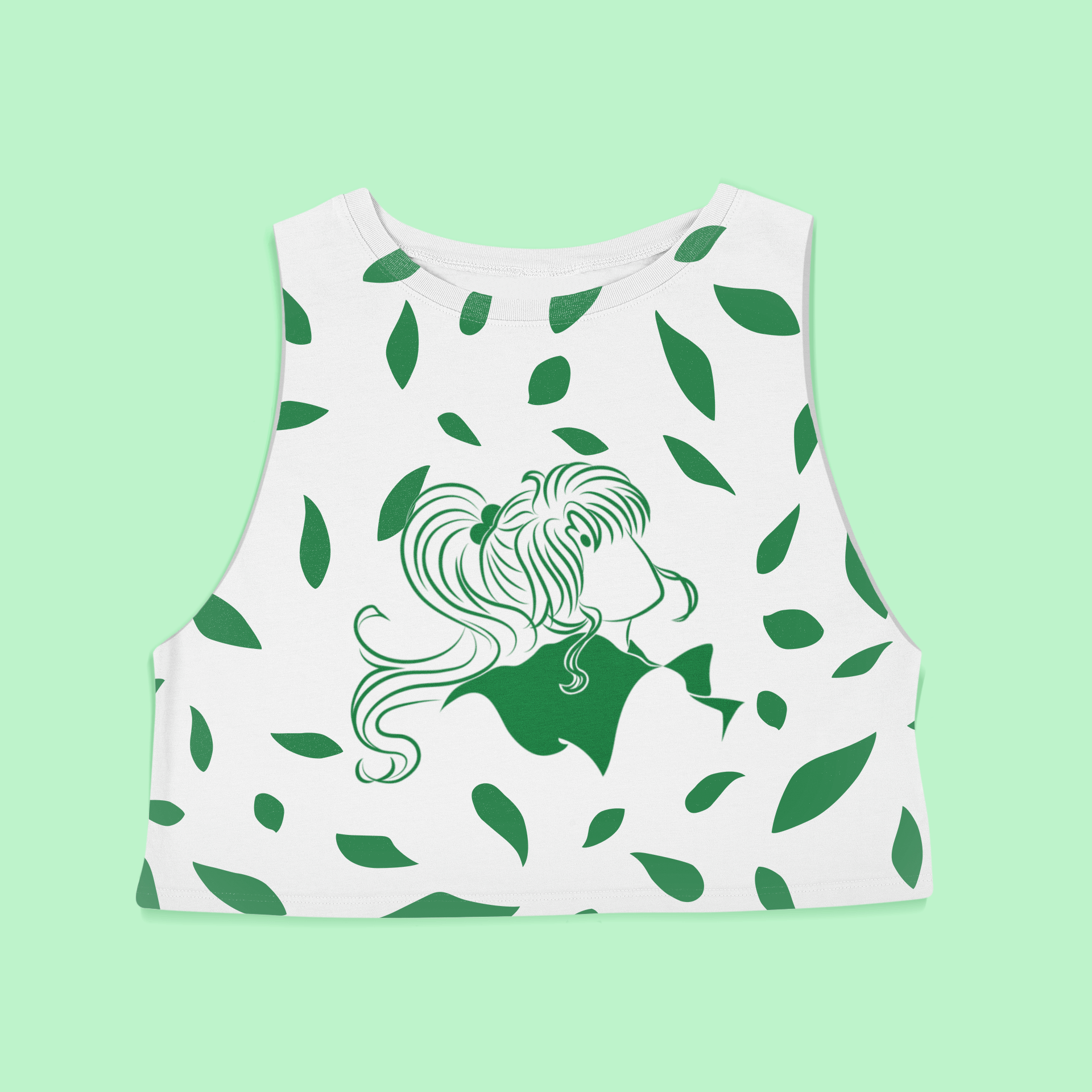 Sailor Jupiter Crop Top – Inspired by Sailor Moon Fungi Freak