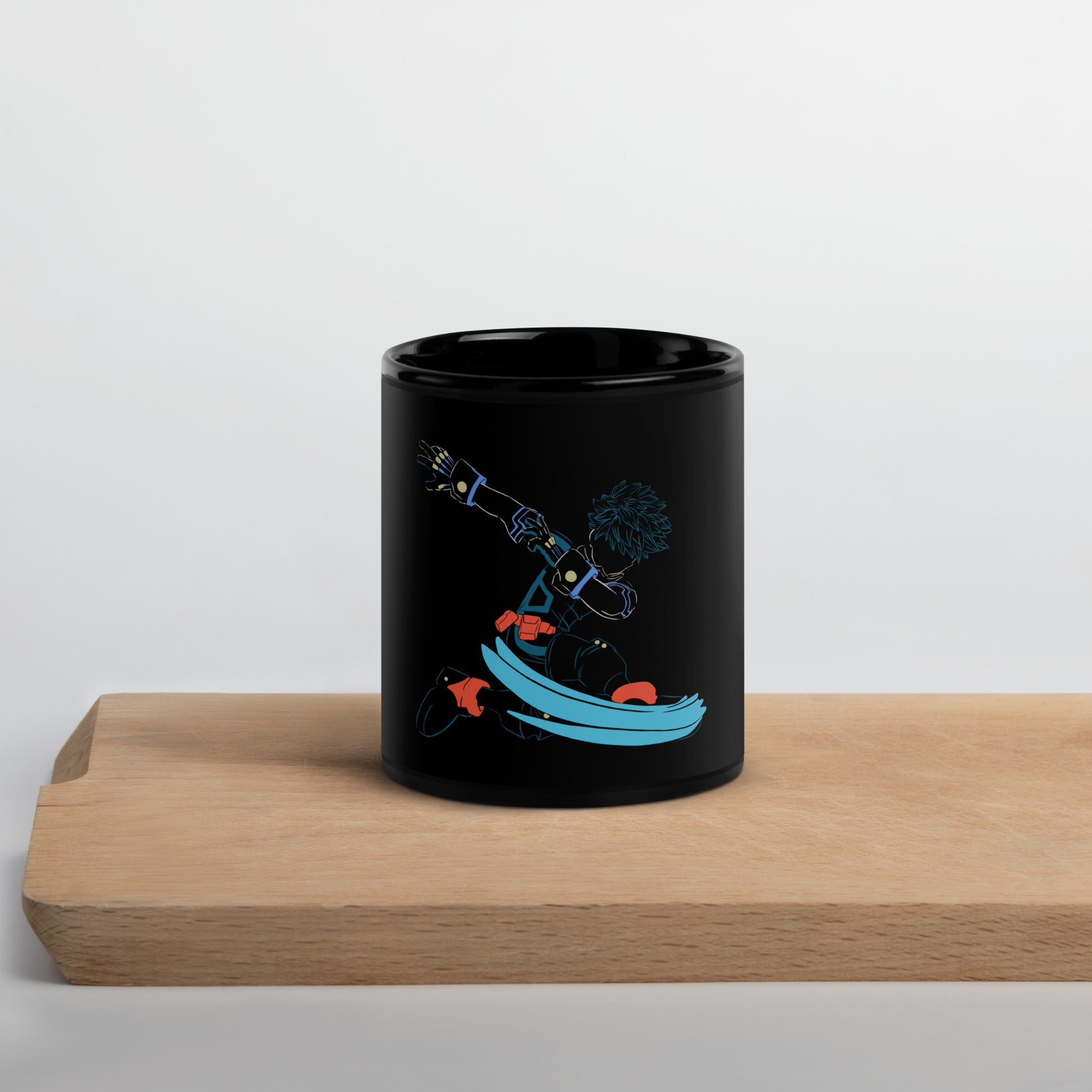 Deku Black Glossy Mug (My Hero Academia)