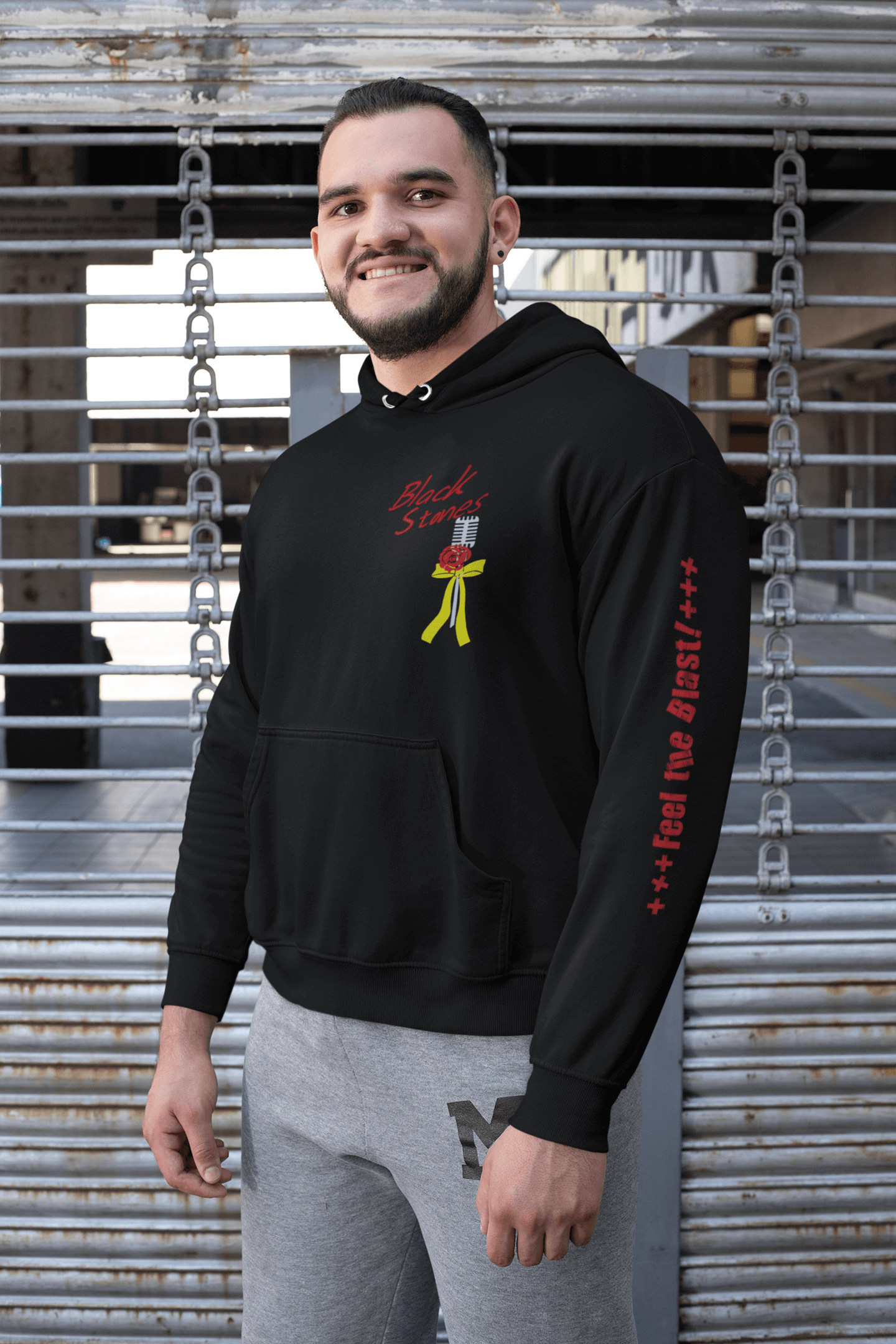 Black Stones Hoodie – Inspired by Nana Fungi Freak