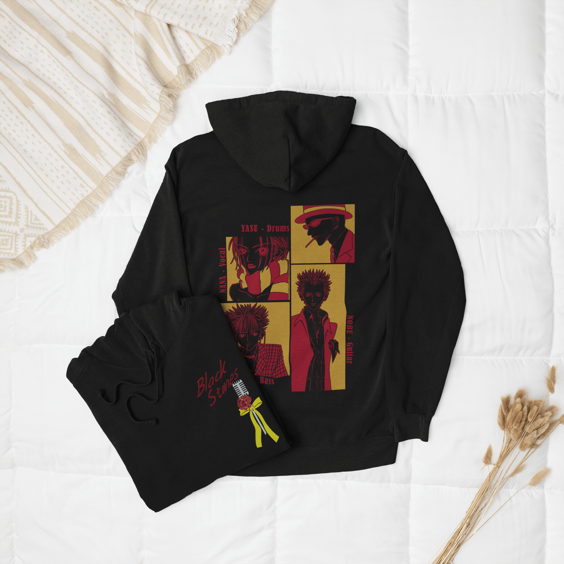 Black Stones Hoodie – Inspired by Nana Fungi Freak