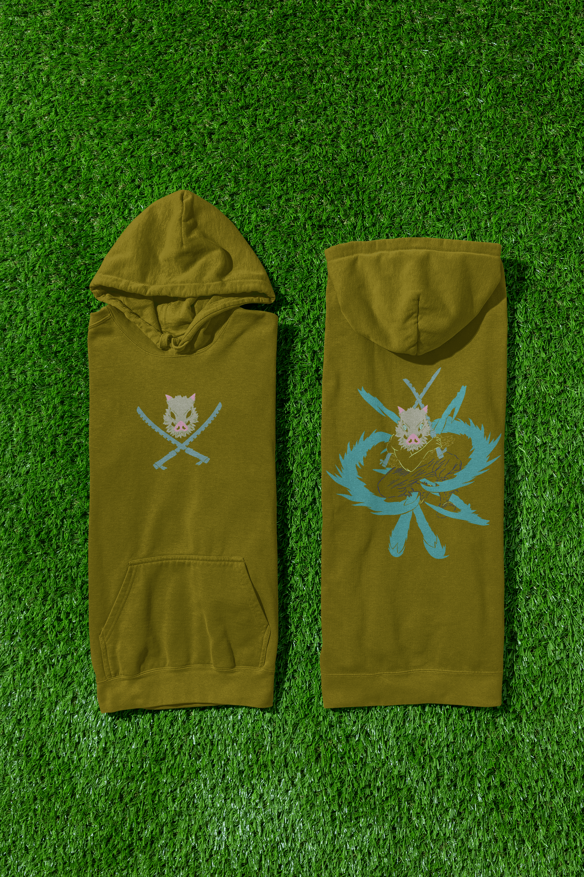Inosuke Hoodie - Inspired by Demon Slayer Fungi Freak