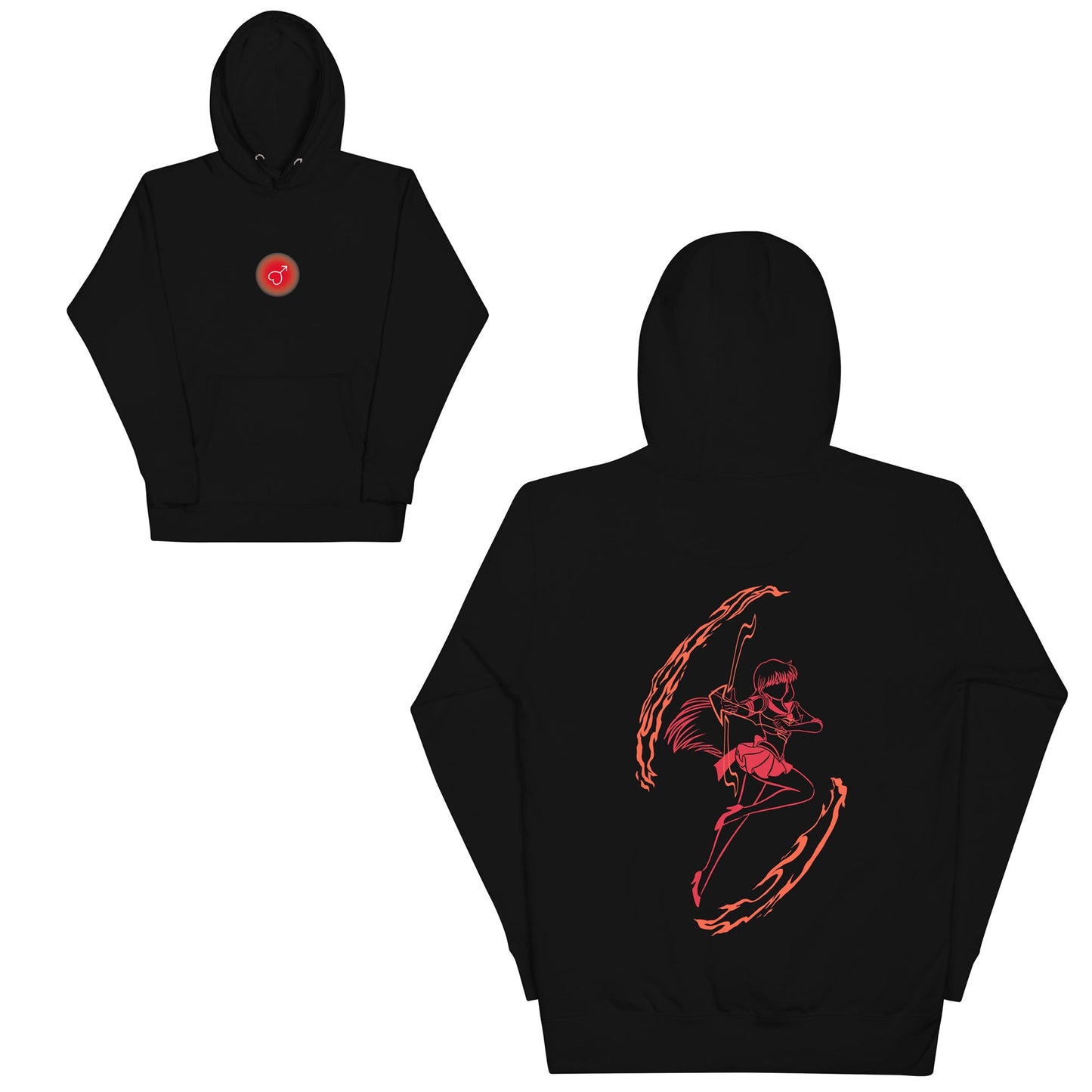 Sailor Mars Hoodie – Inspired by Sailor Moon Fungi Freak