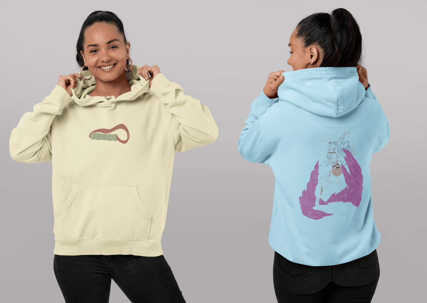 Sudadera con capucha Nezuko: inspirada en Demon Slayer