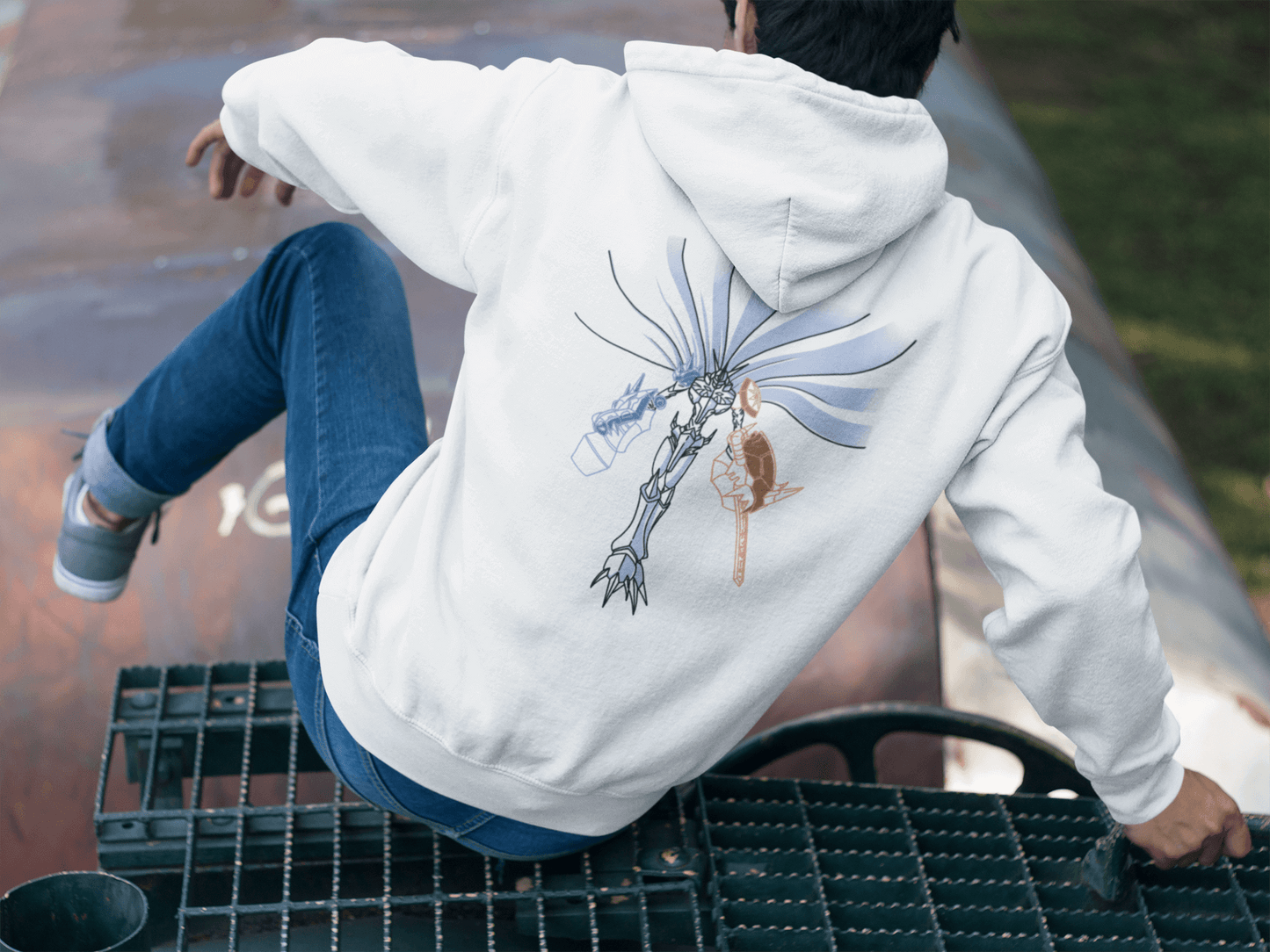 Omegamon Hoodie – Inspired by Digimon Adventure Fungi Freak