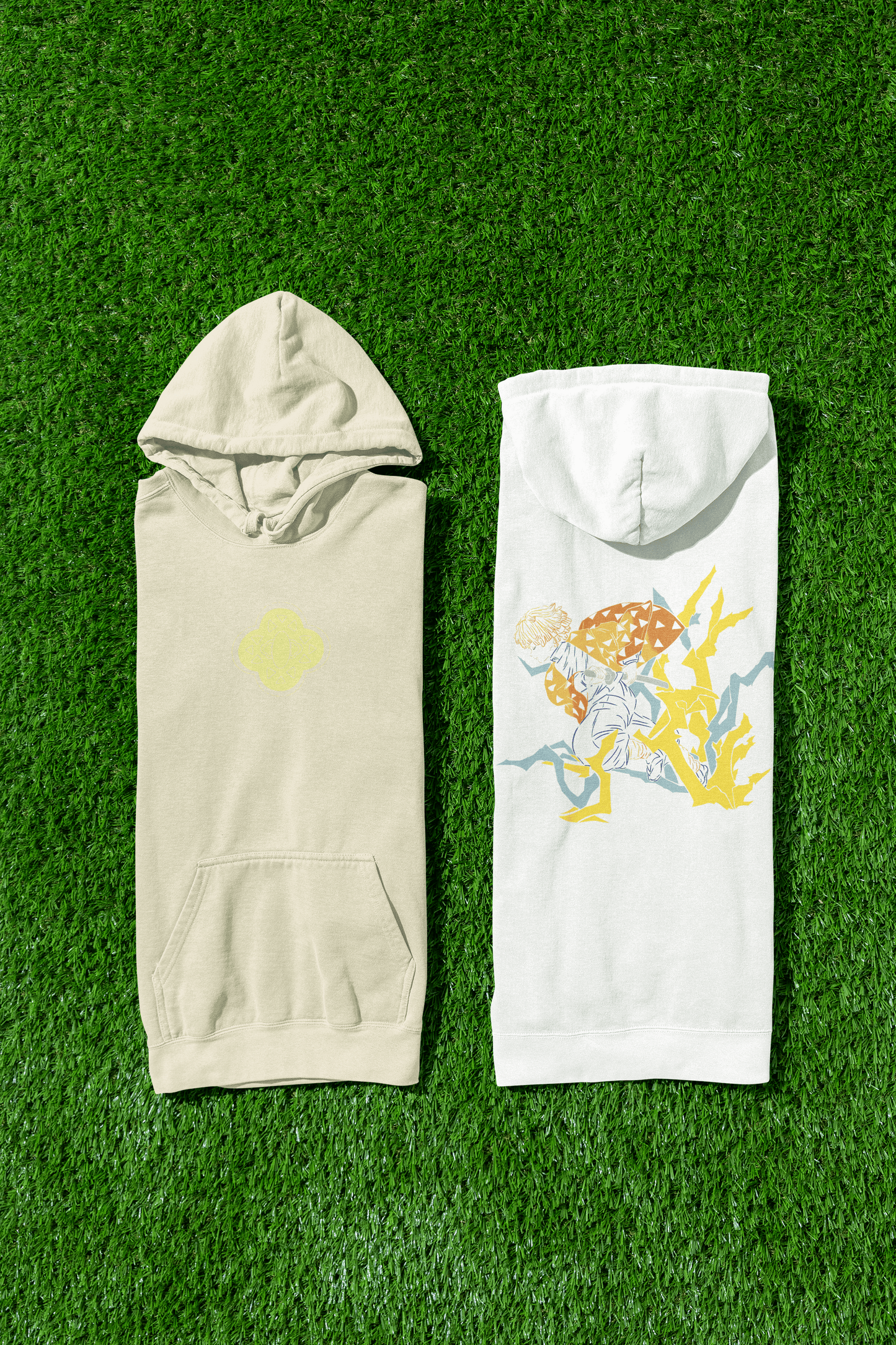 Sudadera con capucha Zenitsu: inspirada en Demon Slayer