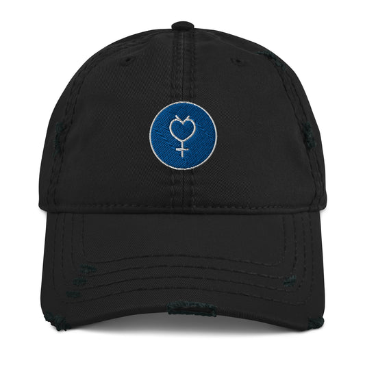 Sailor Mercury distressed cap (Sailor Moon)