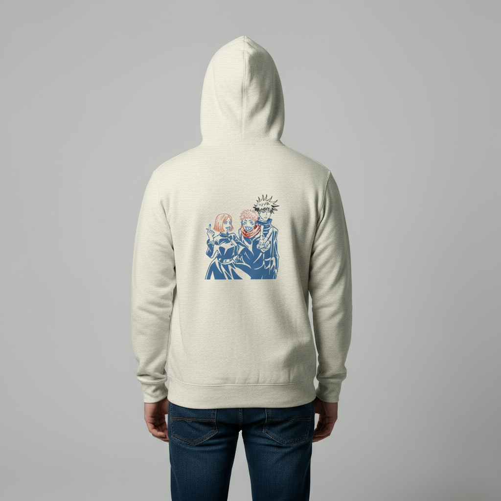 Tokyo Trio Hoodie – Inspired by Jujutsu Kaisen Fungi Freak