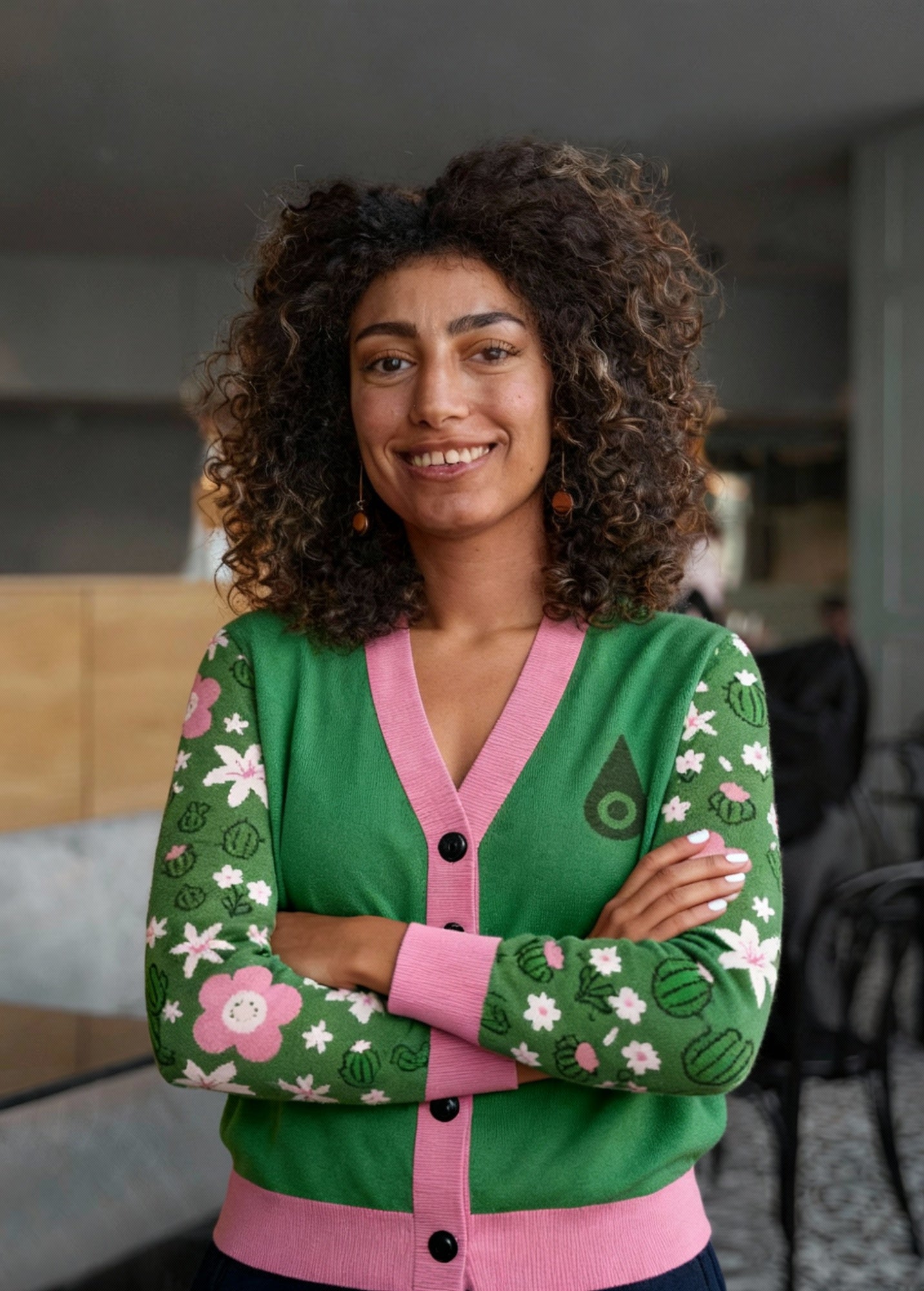 Purity Crest Knitted Cardigan – Inspired by Digimon Adventure Fungi Freak