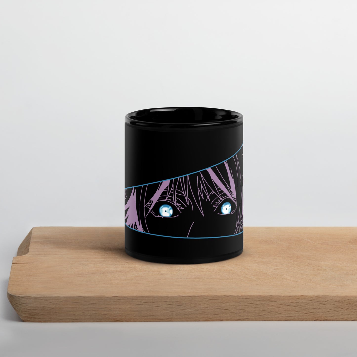 Gojo Black Glossy Mug (Jujutsu Kaisen)