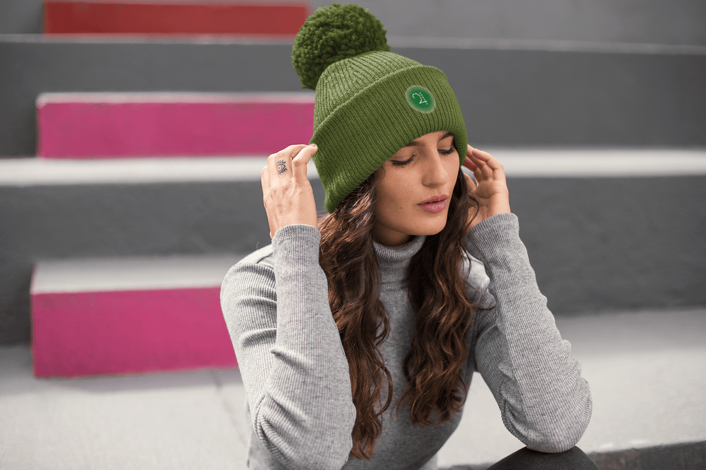 Sailor Jupiter Pom Pom Beanie – Inspired by Sailor Moon Fungi Freak