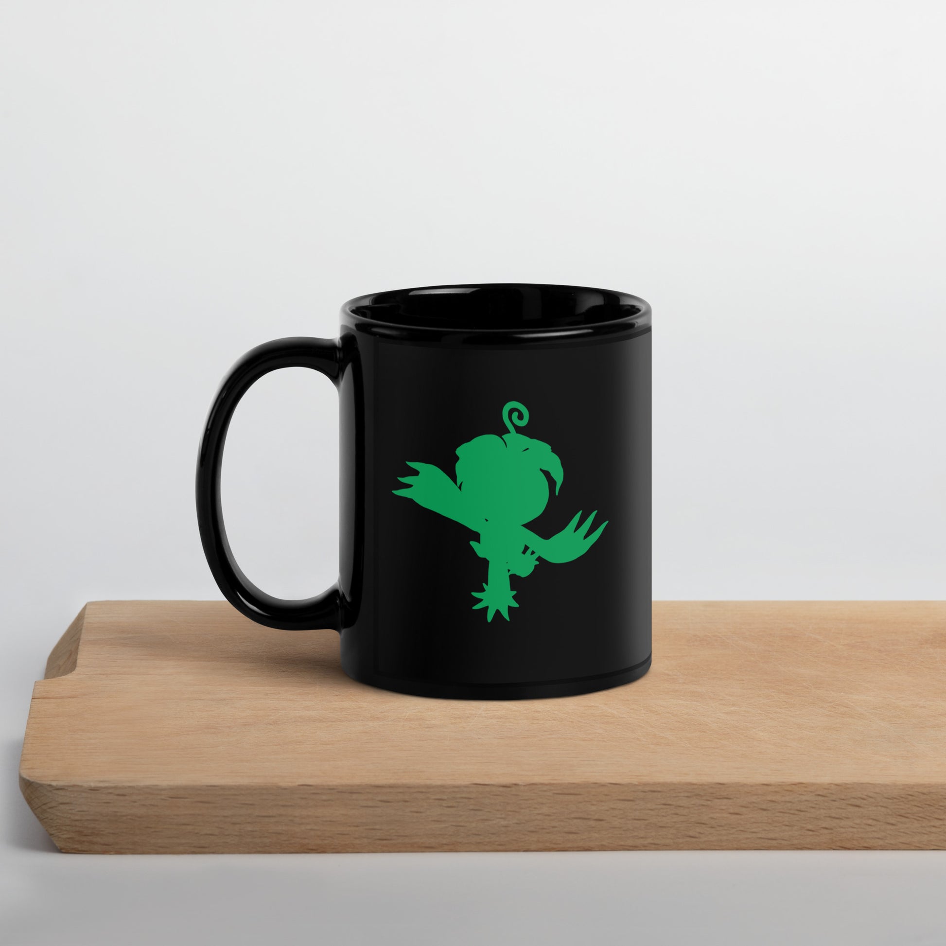 Mimi/Palmon Black Glossy Mug (Digimon)