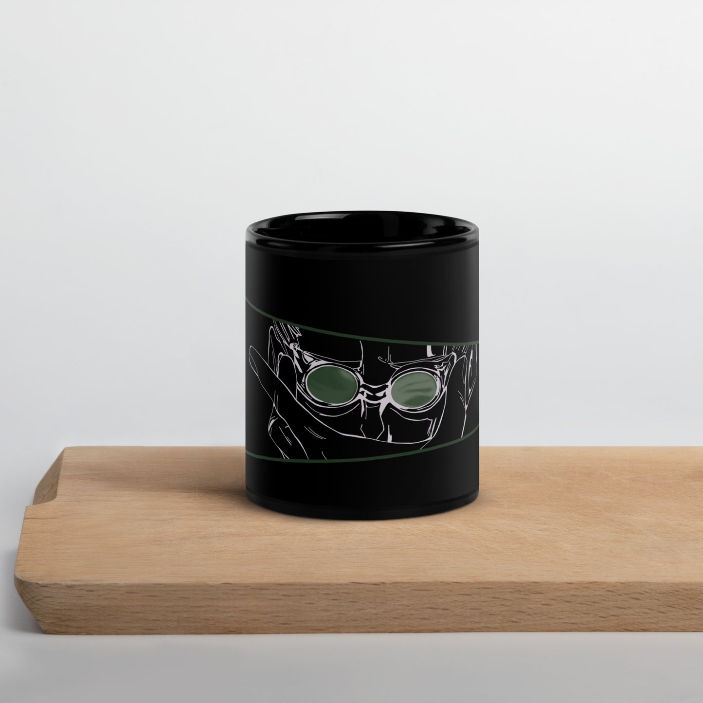 Nanami Black Glossy Mug (Jujutsu Kaisen)