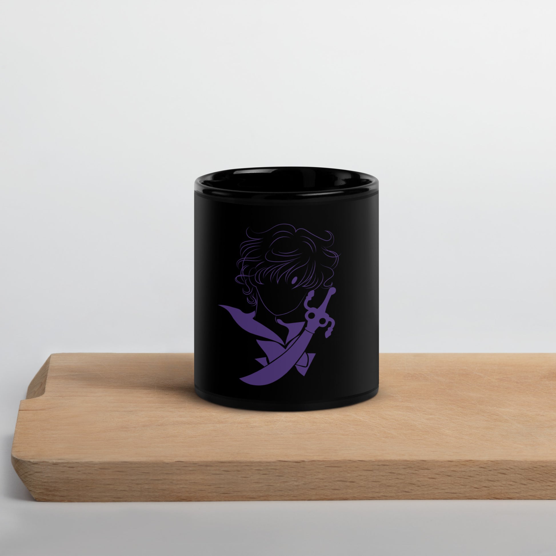 Sailor Uranus Black Glossy Mug (Sailor Moon)