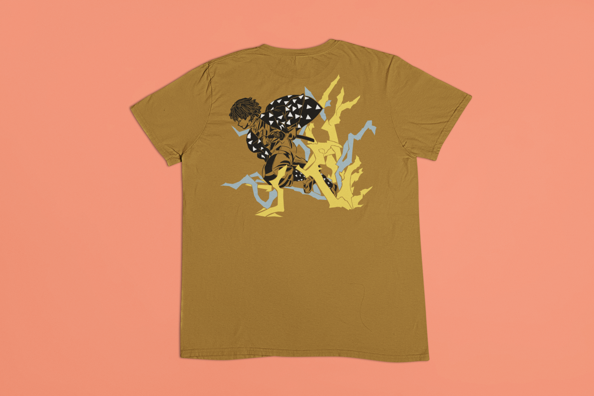 Zenitsu Oversized T-shirt – Inspired by Demon Slayer Fungi Freak