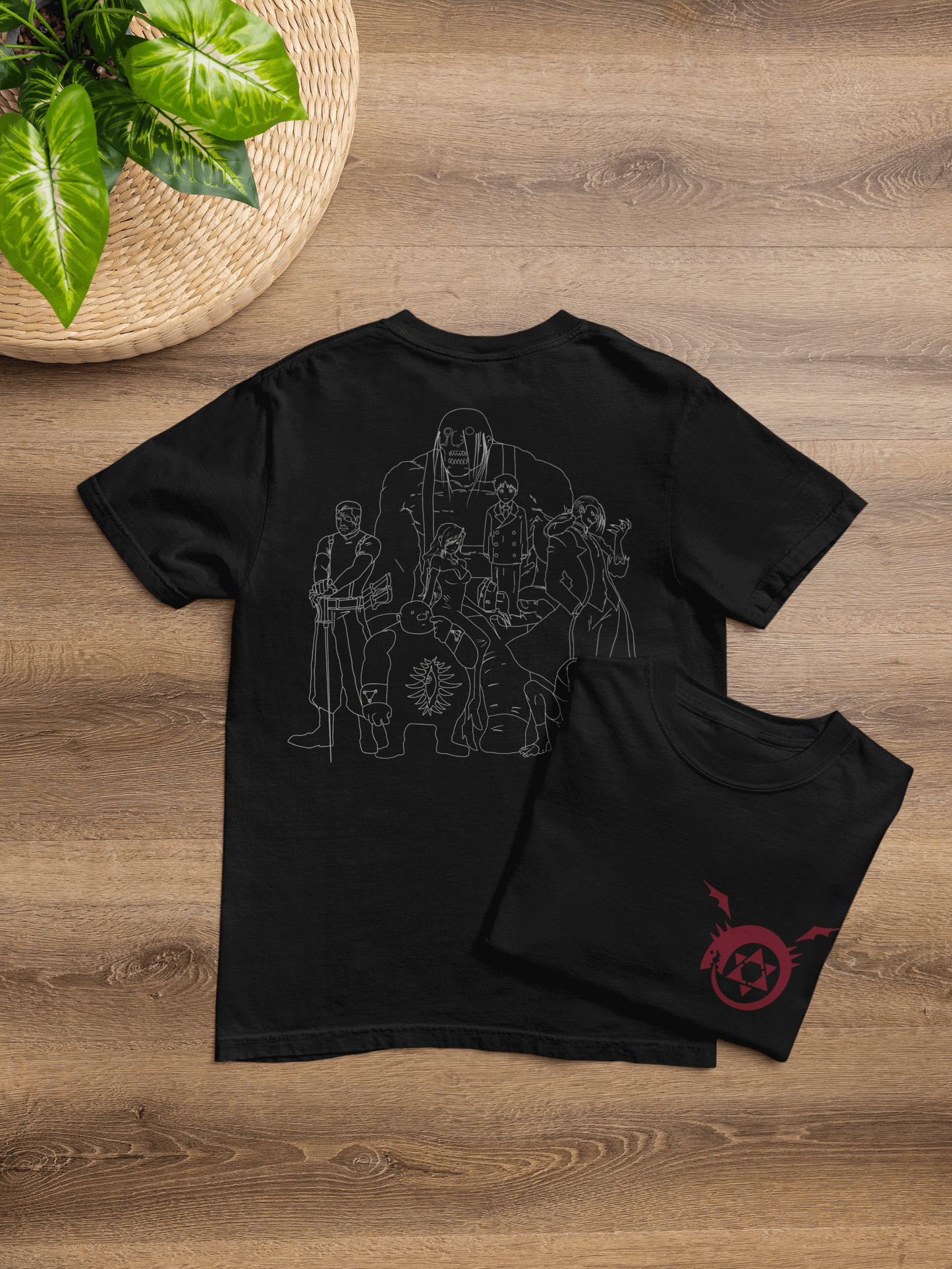 Seven Homunculi T-shirt – Inspired by Fullmetal Alchemist Fungi Freak