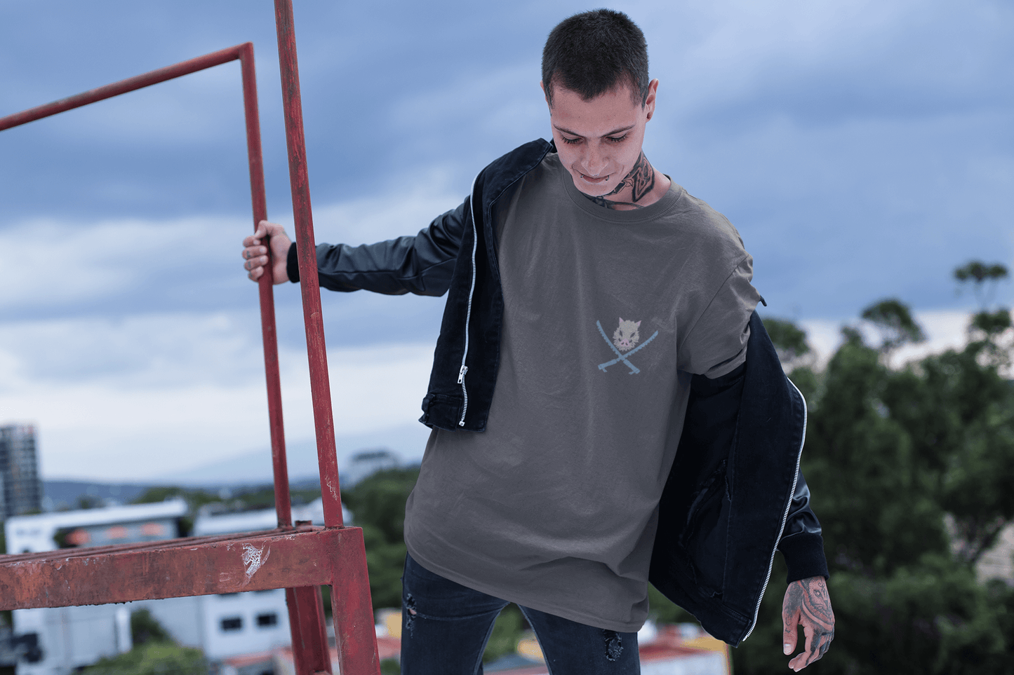 Inosuke T-shirt - Inspired by Demon Slayer Fungi Freak