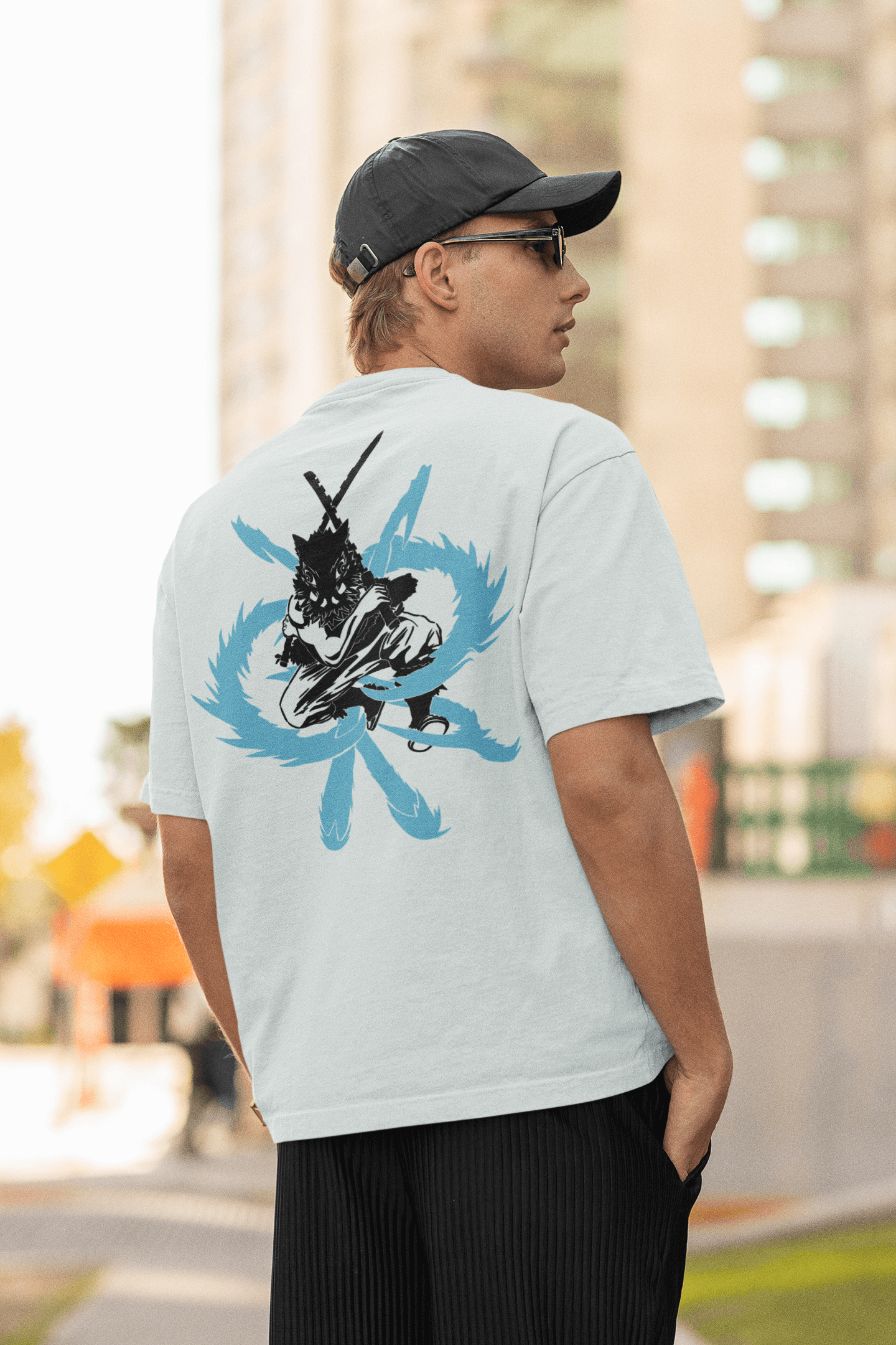 Inosuke Oversized T-shirt – Inspired by Demon Slayer Fungi Freak