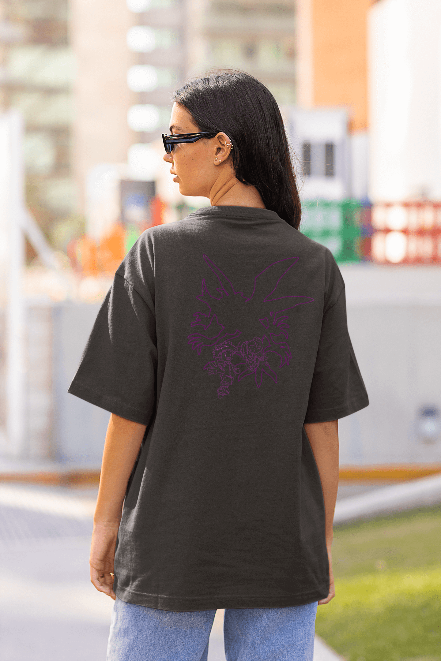 Knowledge Crest/Tentomon Oversized T-shirt – Inspired by Digimon Adventure Fungi Freak