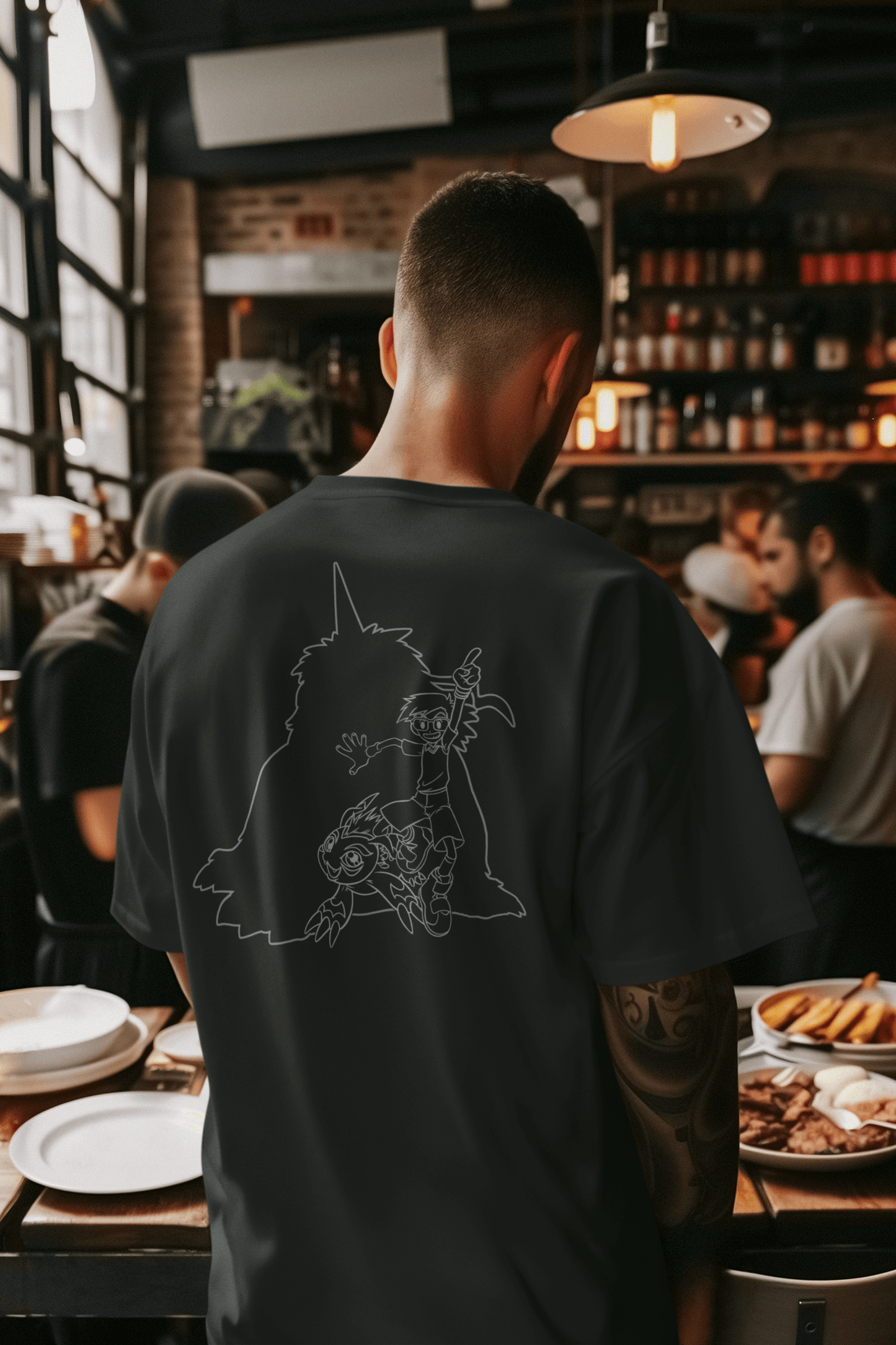 Reliability Crest/Gomamon Oversized T-shirt – Inspired by Digimon Adventure Fungi Freak