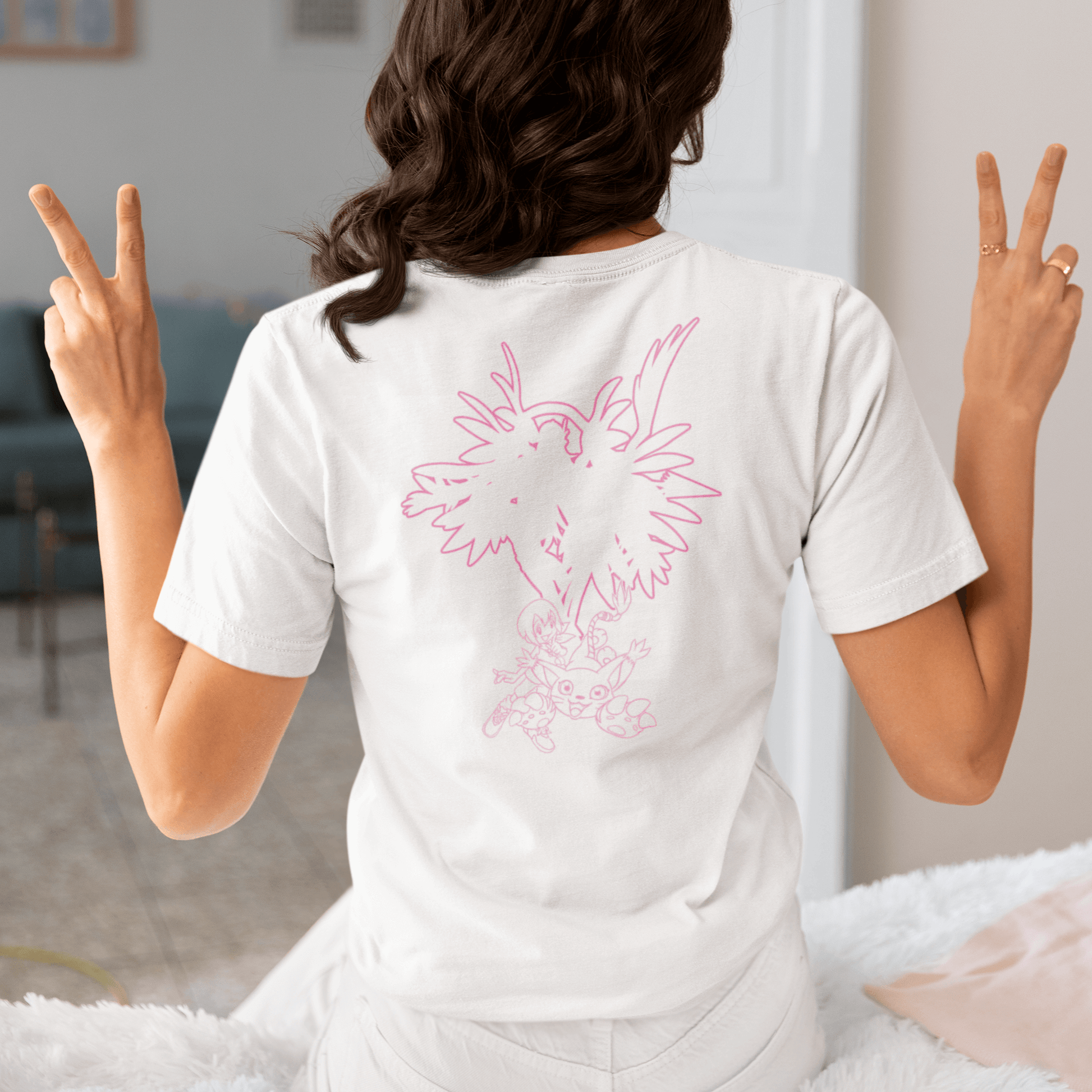 Hikari/Tailmon T-shirt – Inspired by Digimon Adventure Fungi Freak