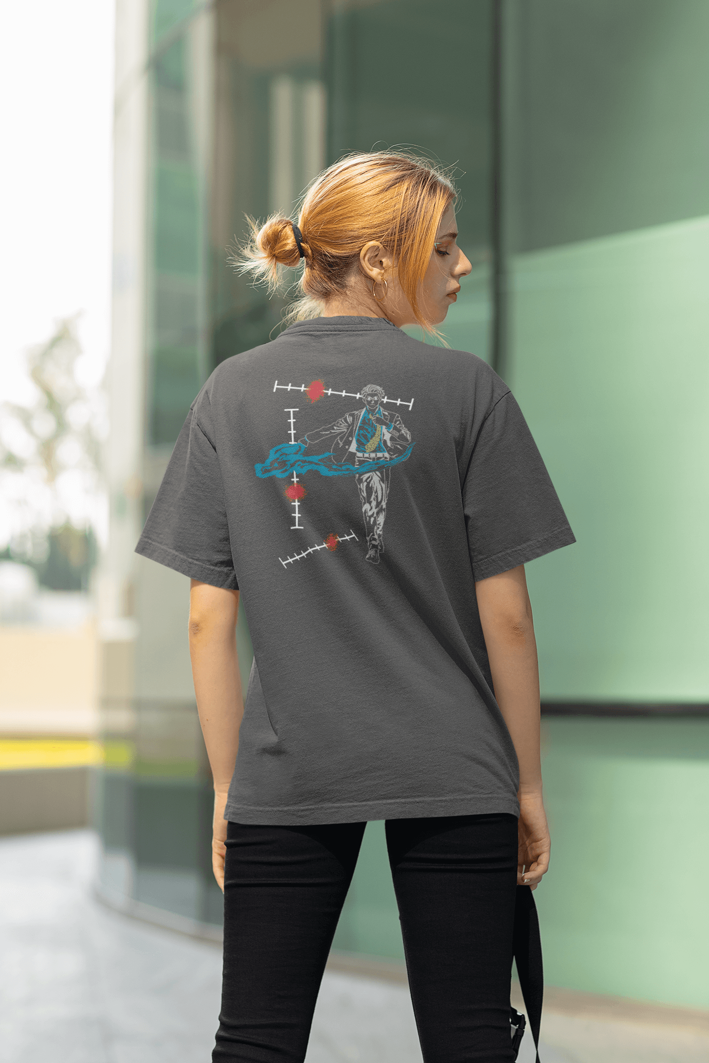 Nanami Oversized T-shirt – Inspired by Jujutsu Kaisen Fungi Freak