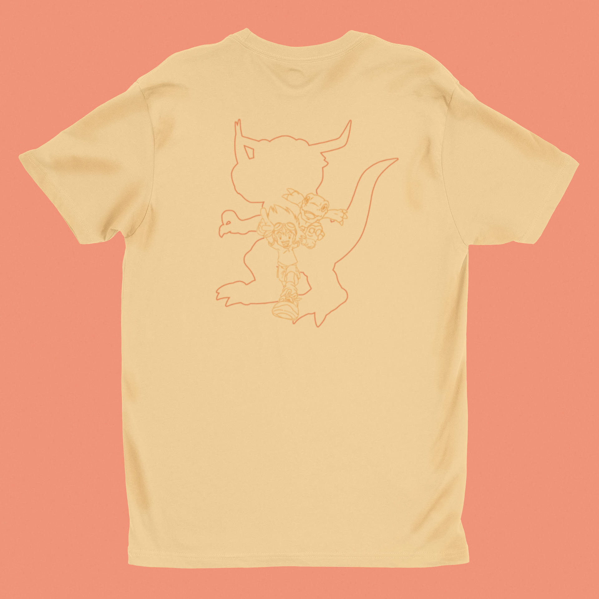 Taichi/Agumon T-shirt – Inspired by Digimon Adventure Fungi Freak