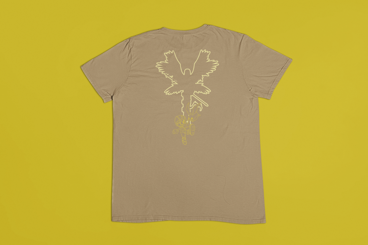 Hope Crest/Patamon Oversized T-shirt – Inspired by Digimon Adventure Fungi Freak