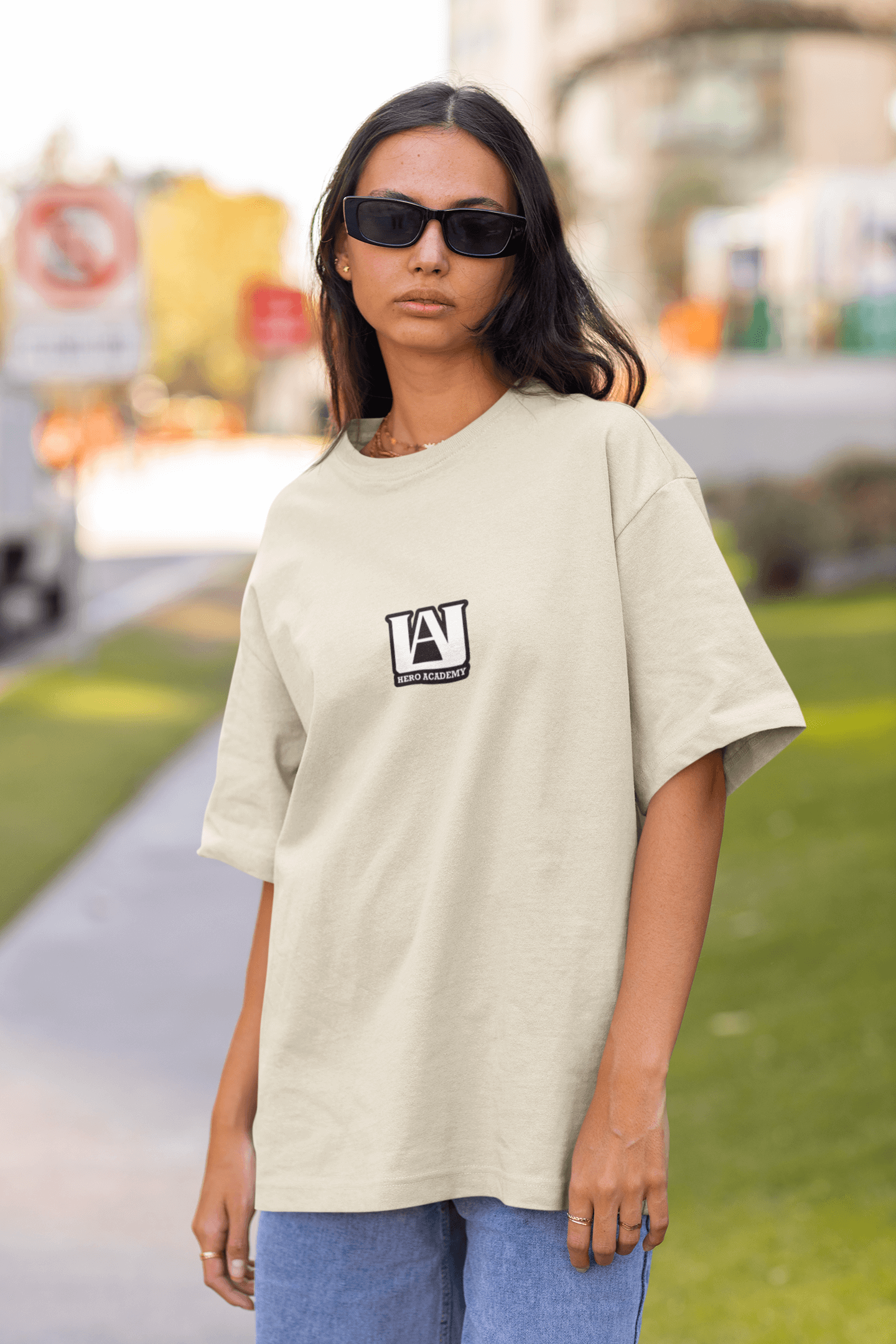 UA Students Oversized T-shirt (Deku, Ochako & Tenya) – Inspired by My Hero Academia Fungi Freak