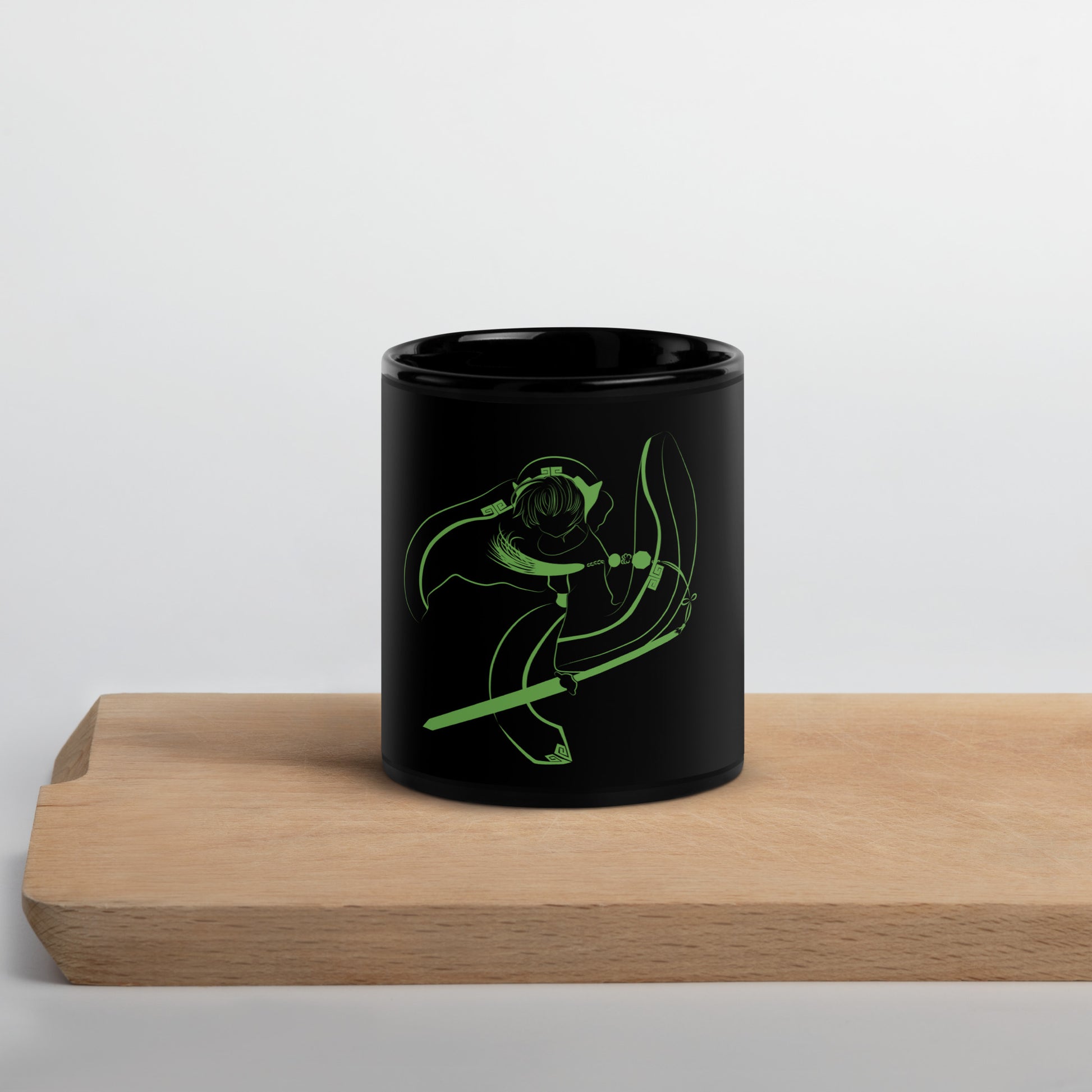 Shaoran Black Glossy Mug (CardCaptor Sakura)