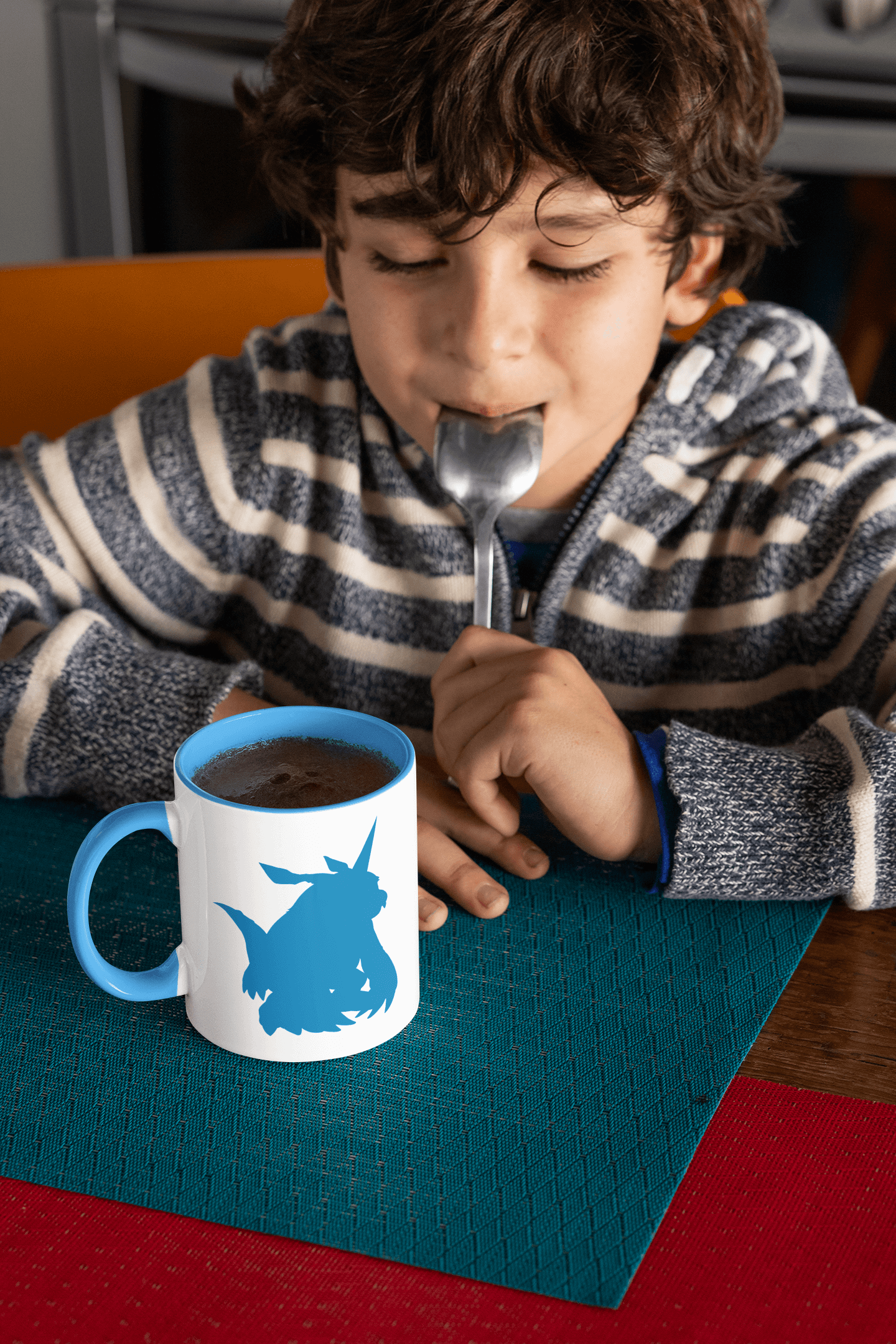 Yamato (Matt)/Gabumon Mug with Color Inside – Inspired by Digimon Adventure Fungi Freak