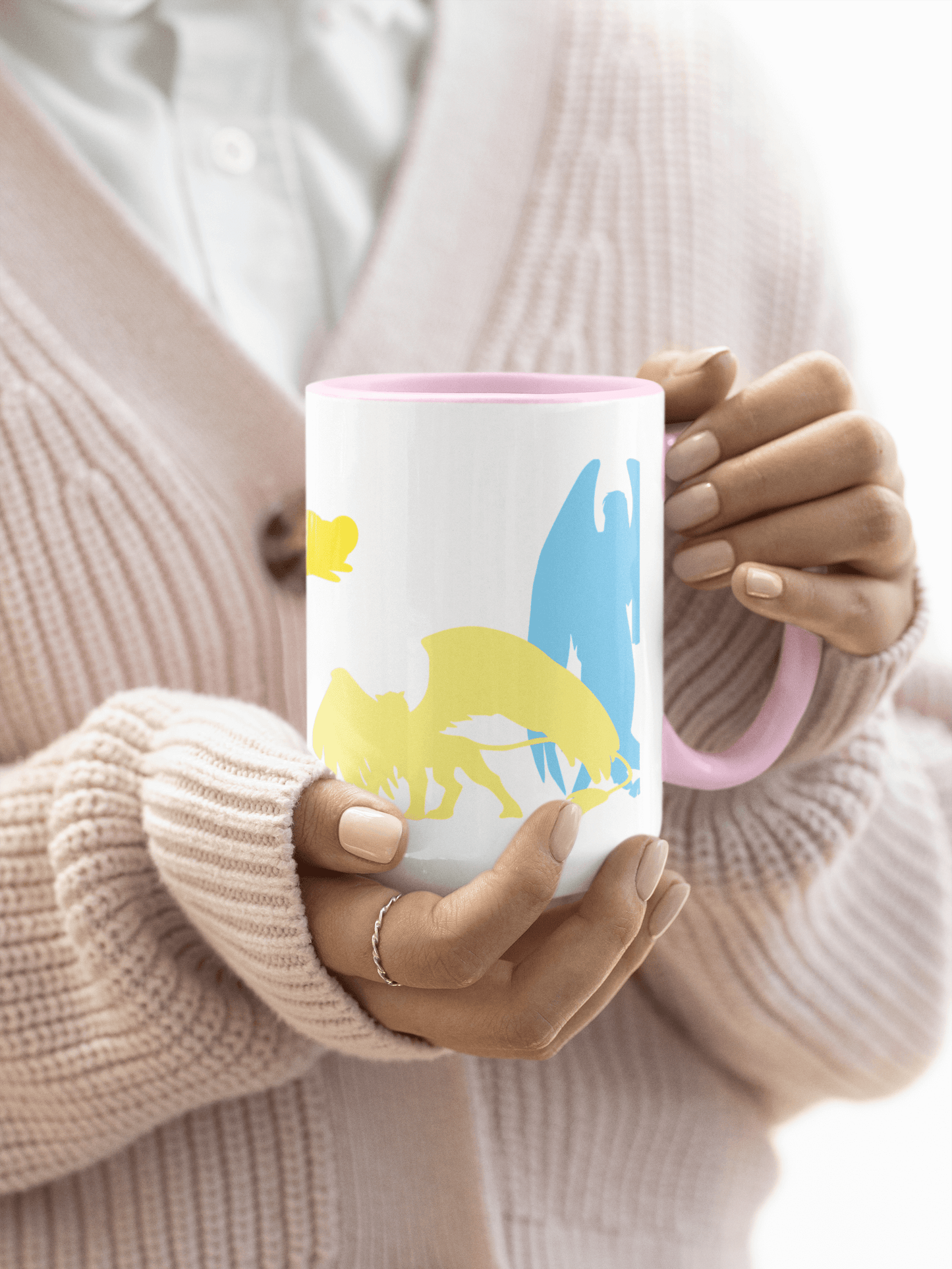 Sakura Mug with Color Inside – Inspired by Cardcaptor Sakura Fungi Freak