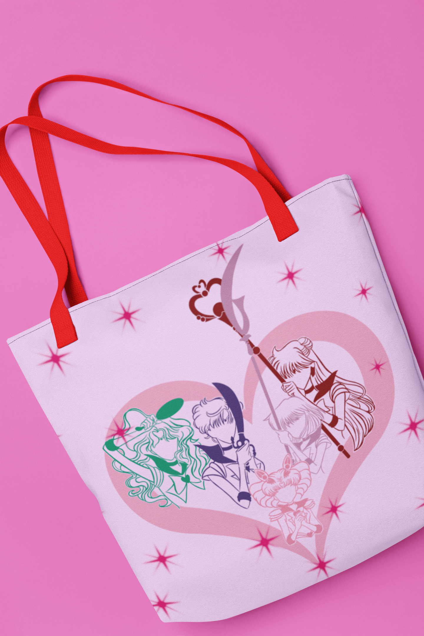 Outer Sailor Guardians Tote Bag – Inspired by Sailor Moon Fungi Freak