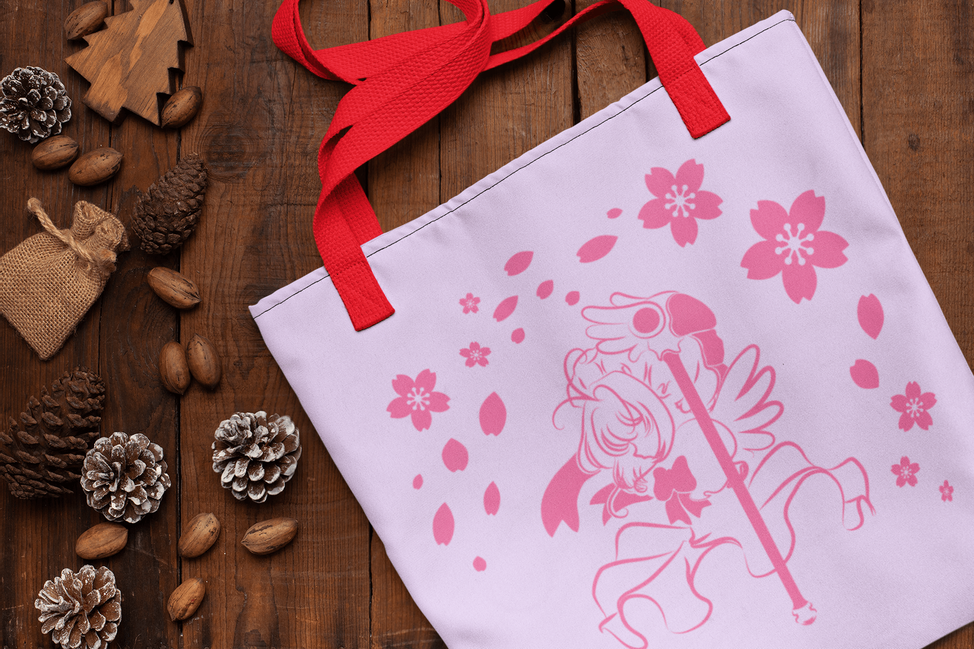 Sakura Tote Bag – Inspired by Cardcaptor Sakura Fungi Freak