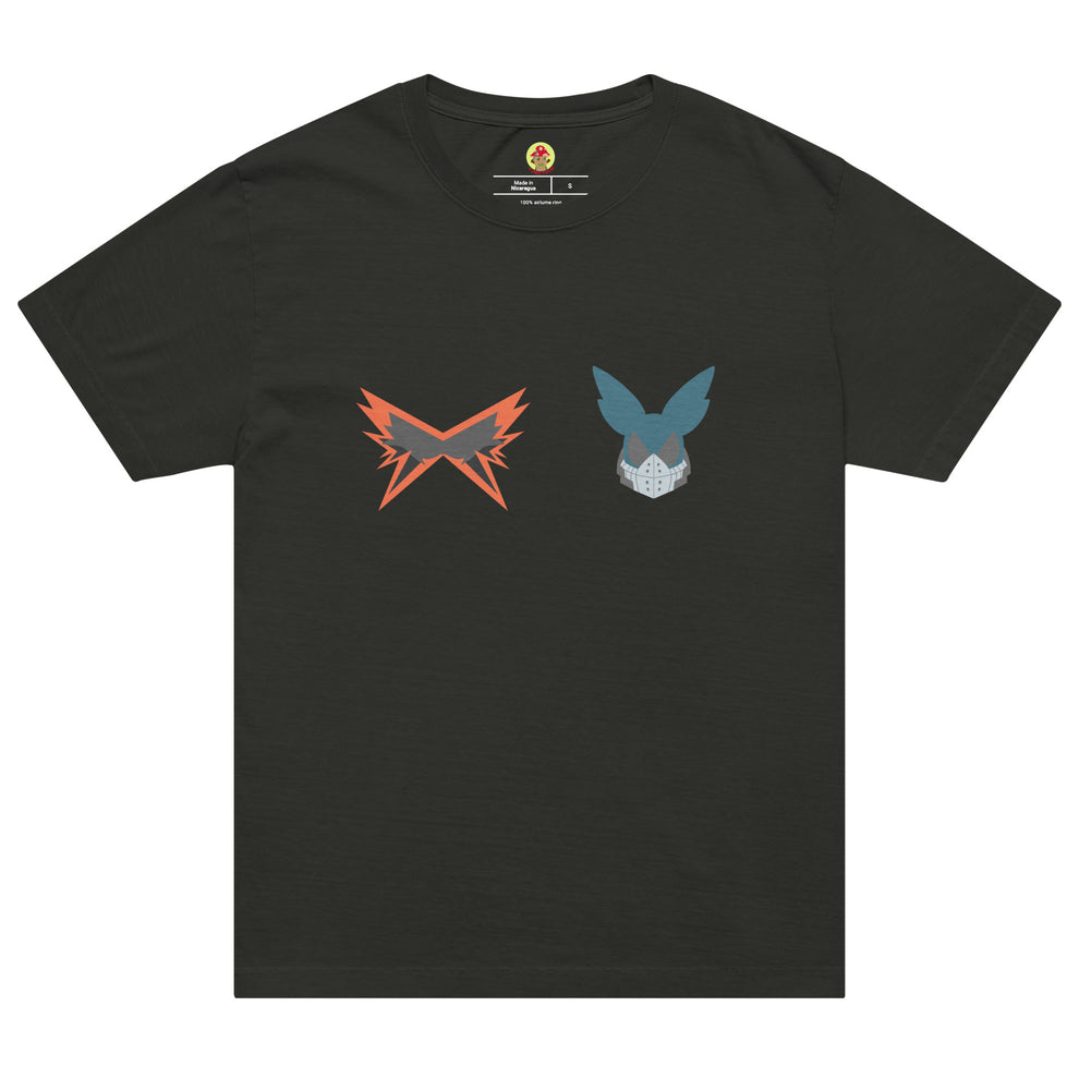 Camiseta extragrande de Deku y Bakugou