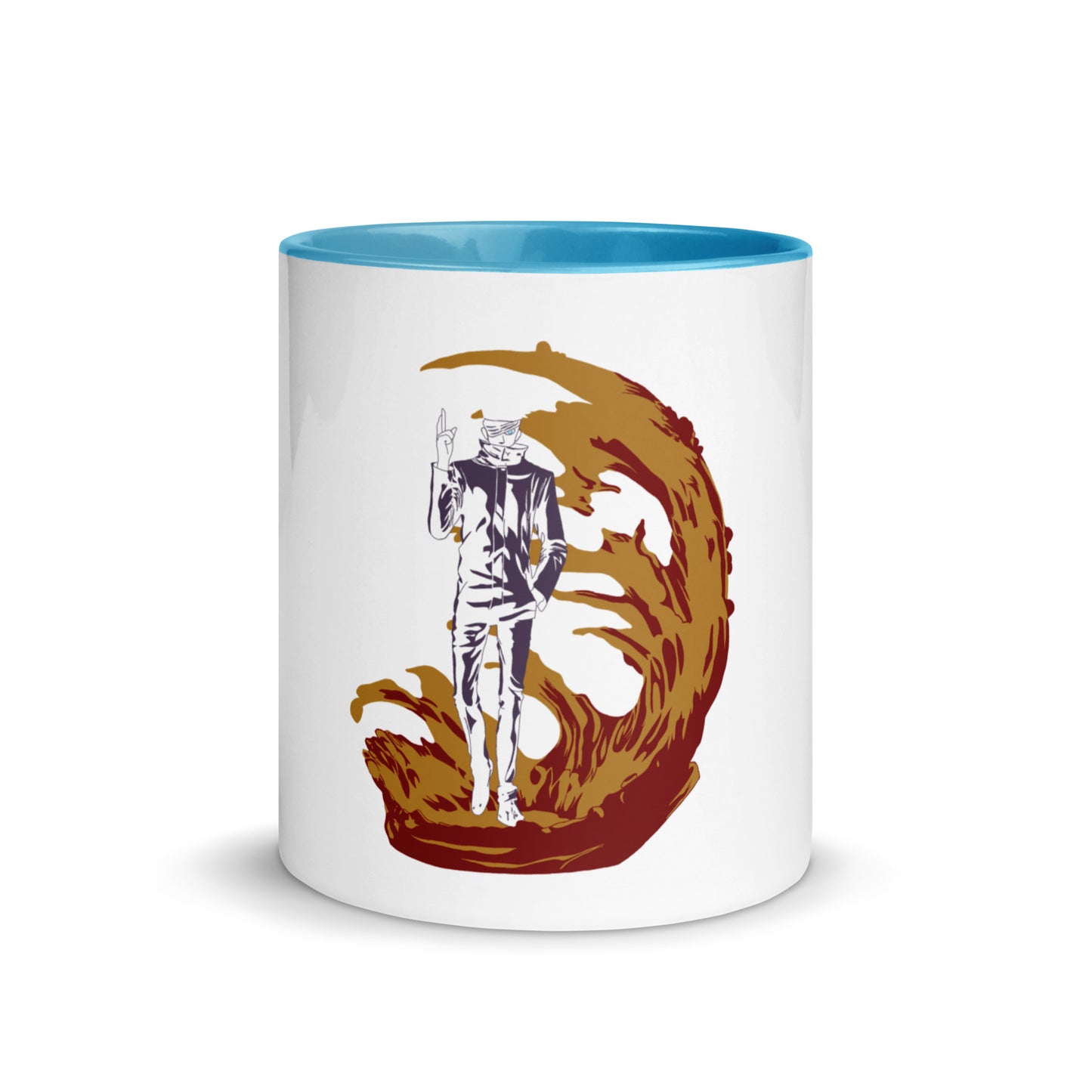 Gojo Mug with Color Inside (Jujutsu Kaisen)