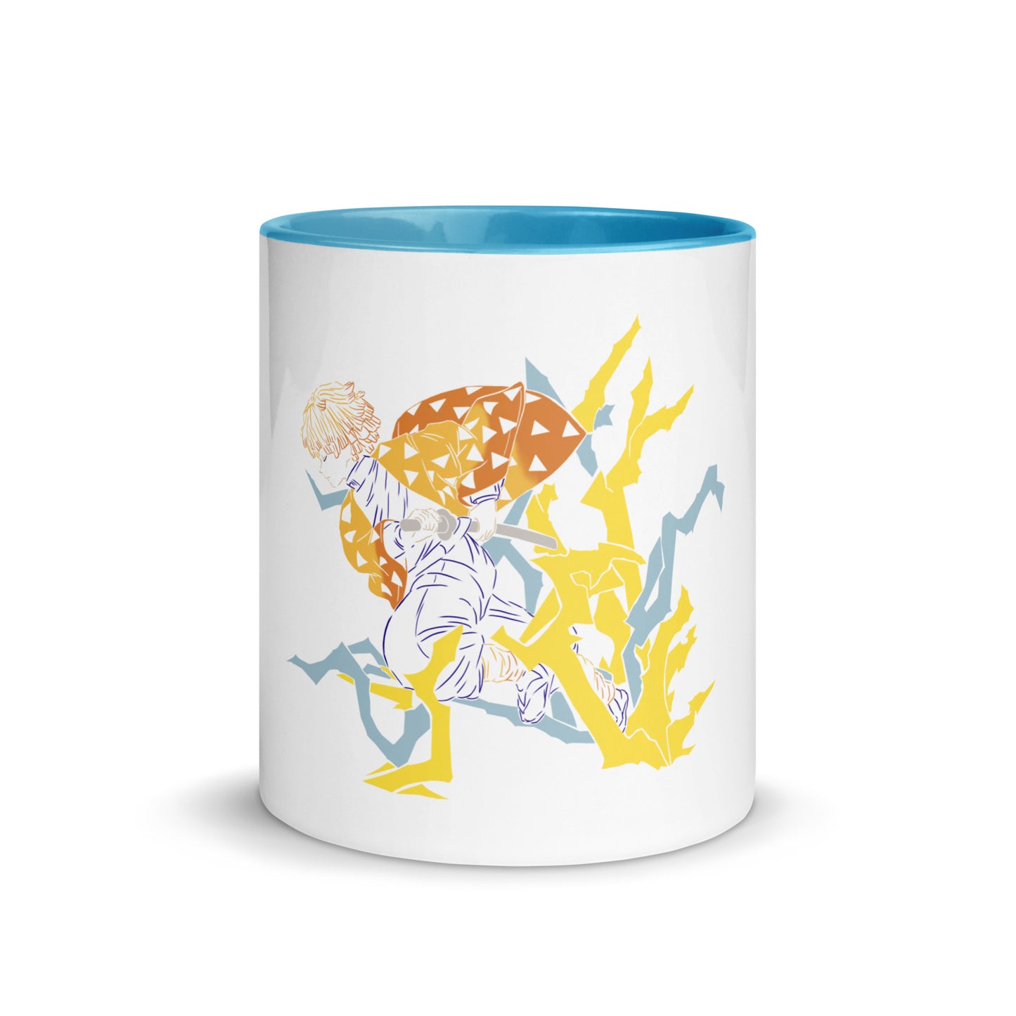 Zenitsu Mug with Color Inside (Demon slayer)