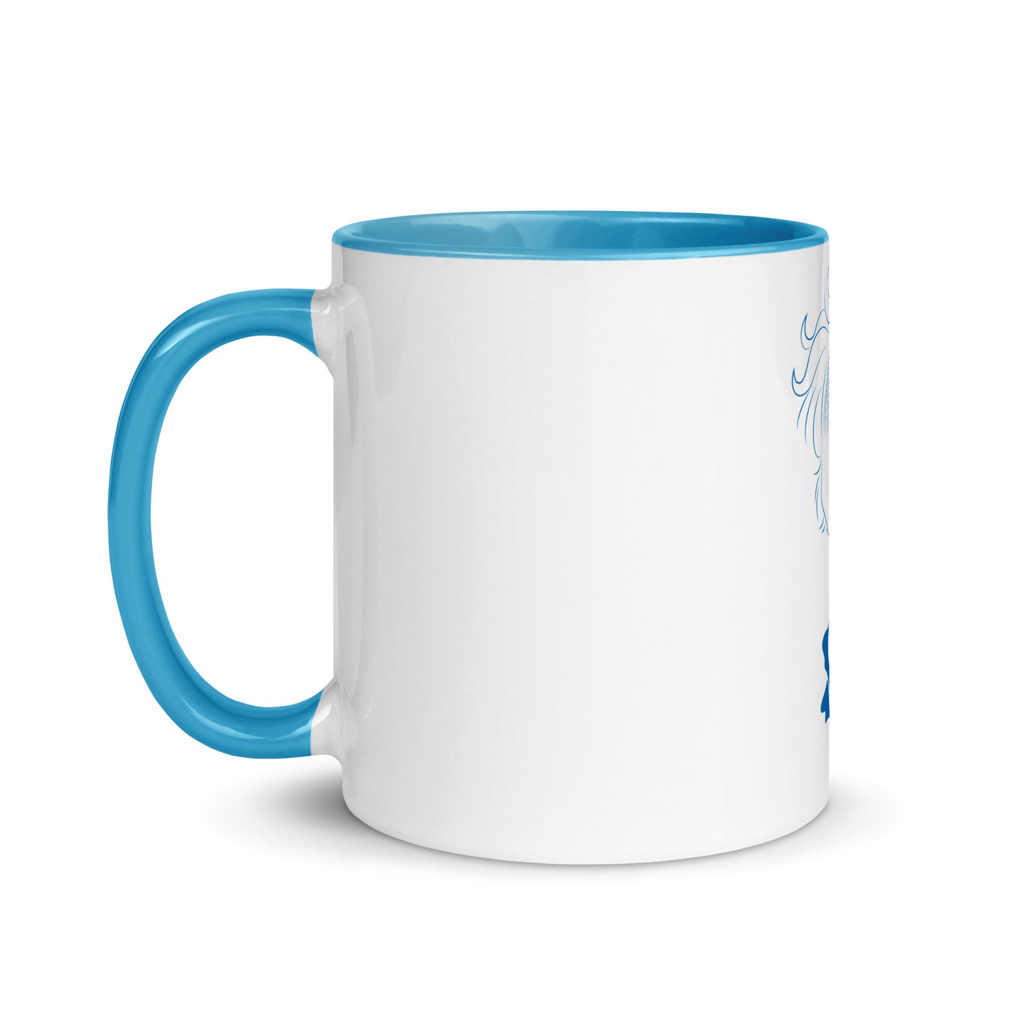 Sailor Mercury Mug with Color Inside (Sailor Moon)