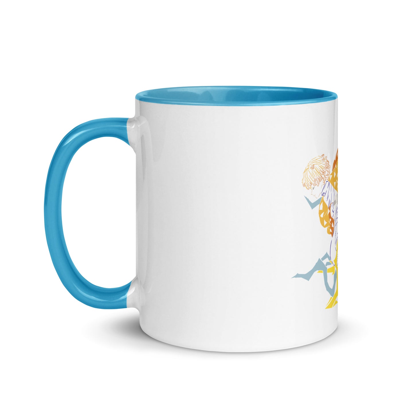 Zenitsu Mug with Color Inside (Demon slayer)