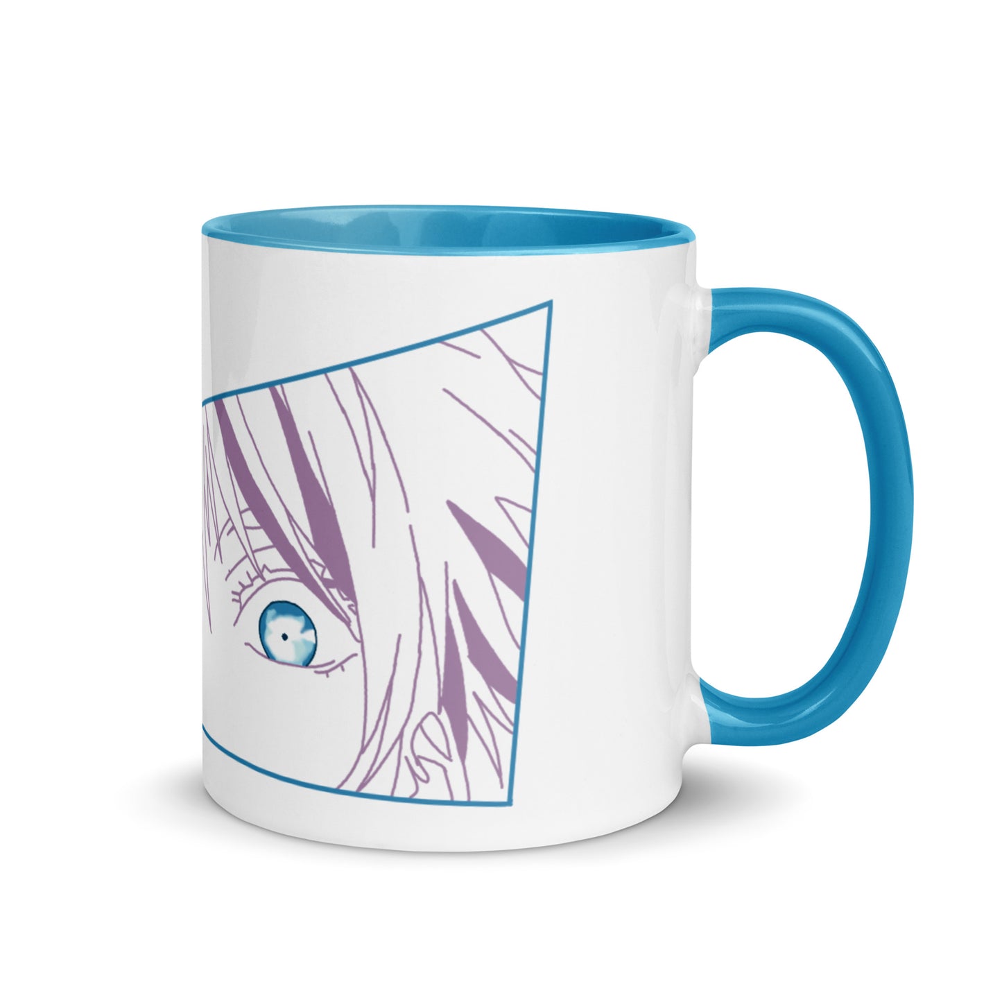 Gojo Mug with Color Inside (Jujutsu Kaisen)