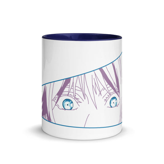 Gojo Mug with Color Inside (Jujutsu Kaisen)