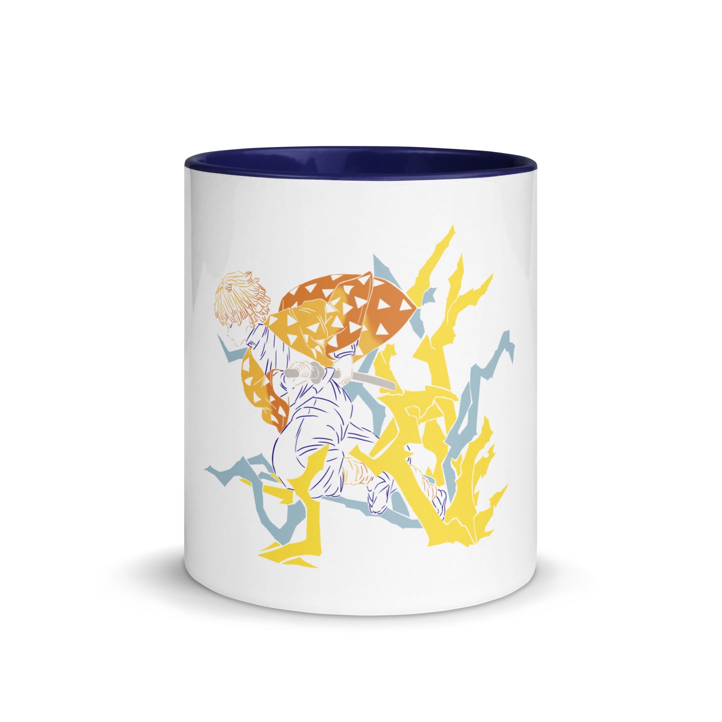 Zenitsu Mug with Color Inside (Demon slayer)