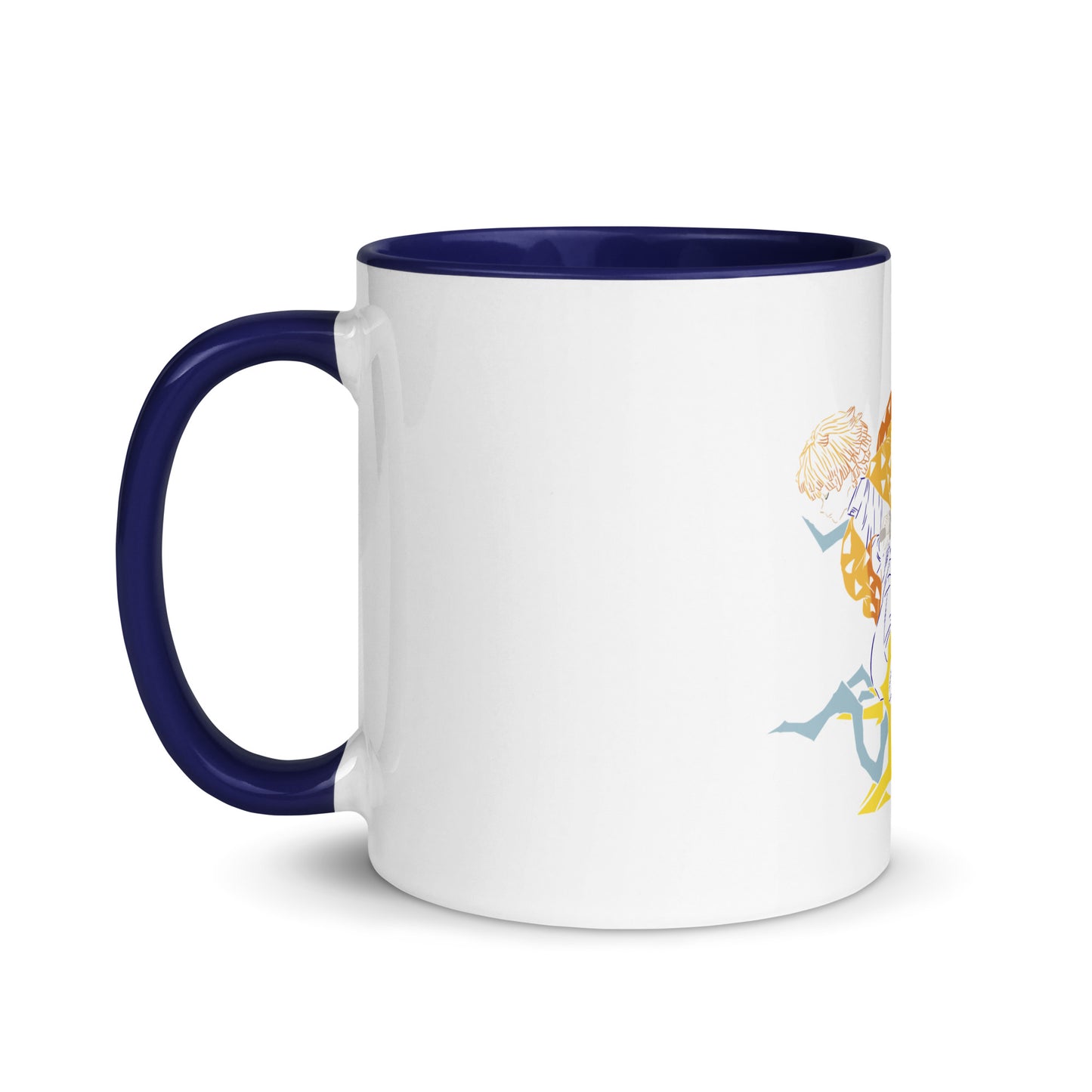 Zenitsu Mug with Color Inside (Demon slayer)