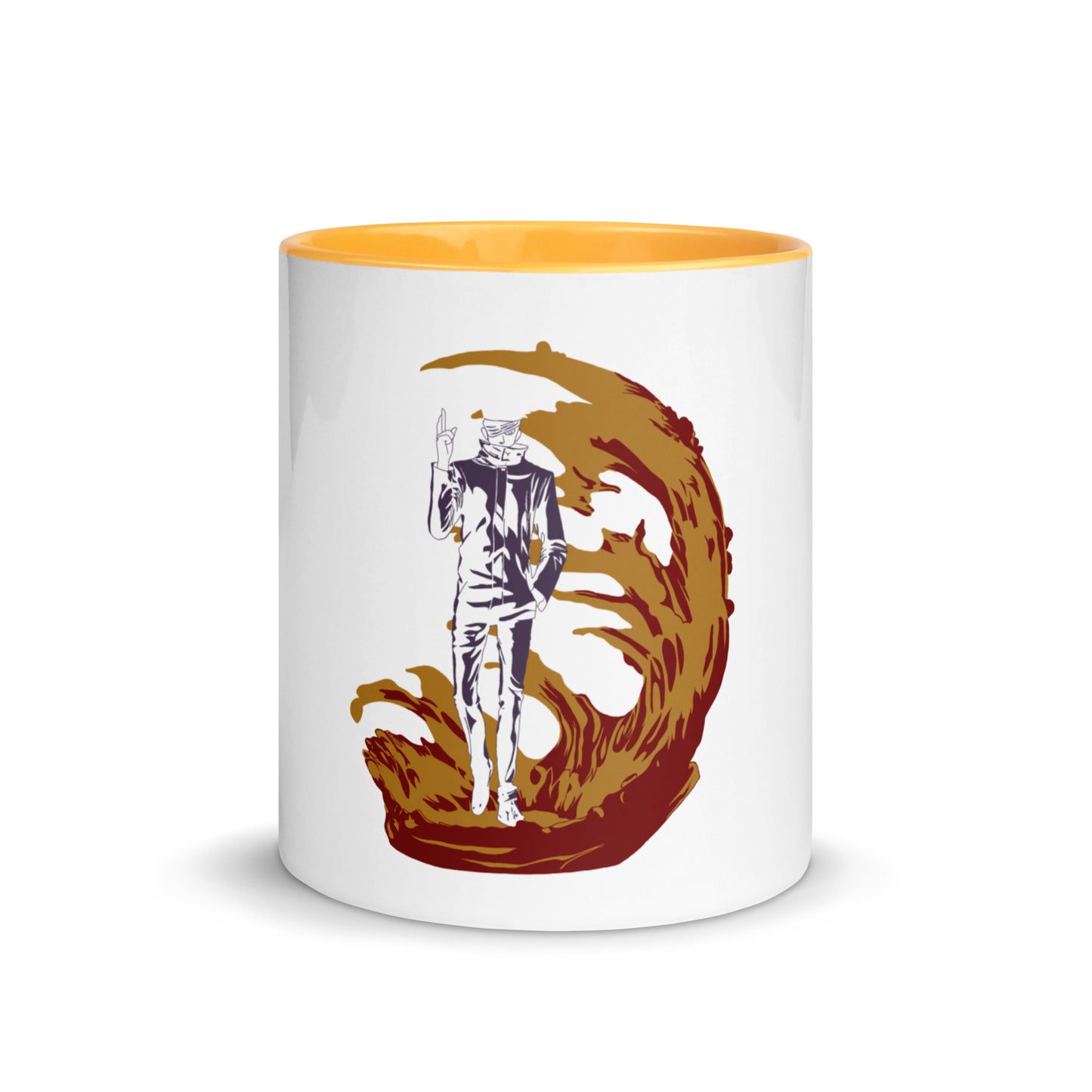 Gojo Mug with Color Inside (Jujutsu Kaisen)