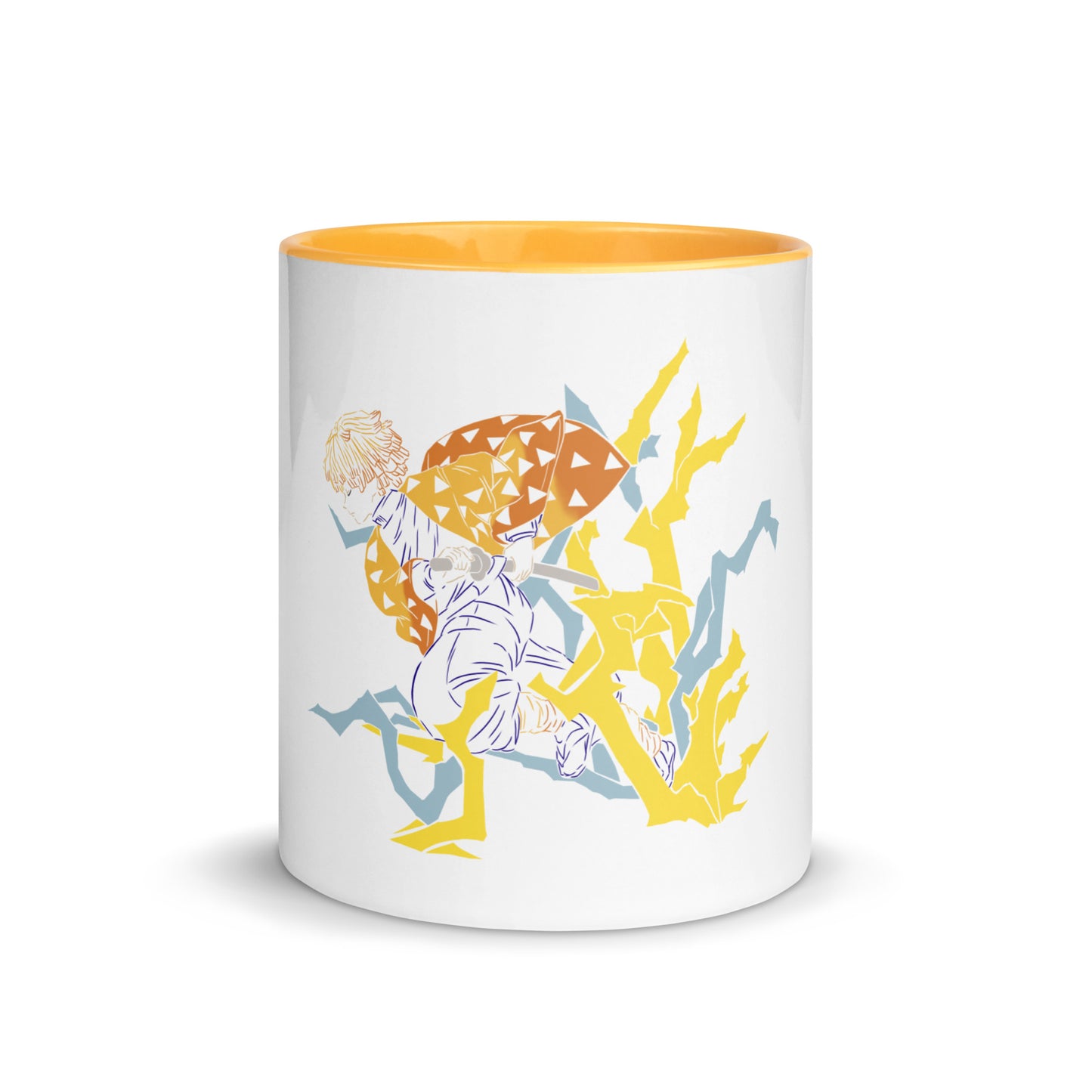 Zenitsu Mug with Color Inside (Demon slayer)