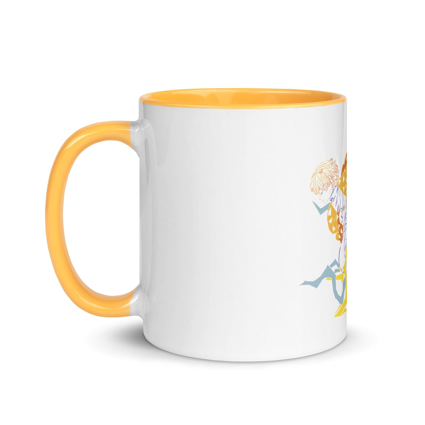 Zenitsu Mug with Color Inside (Demon slayer)