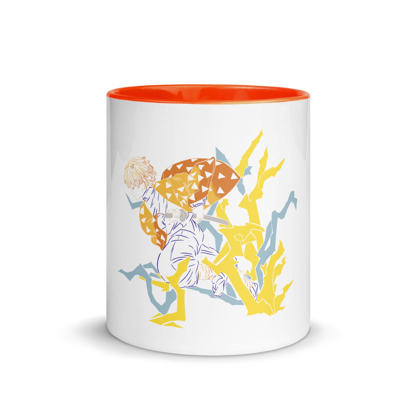 Zenitsu Mug with Color Inside (Demon slayer)